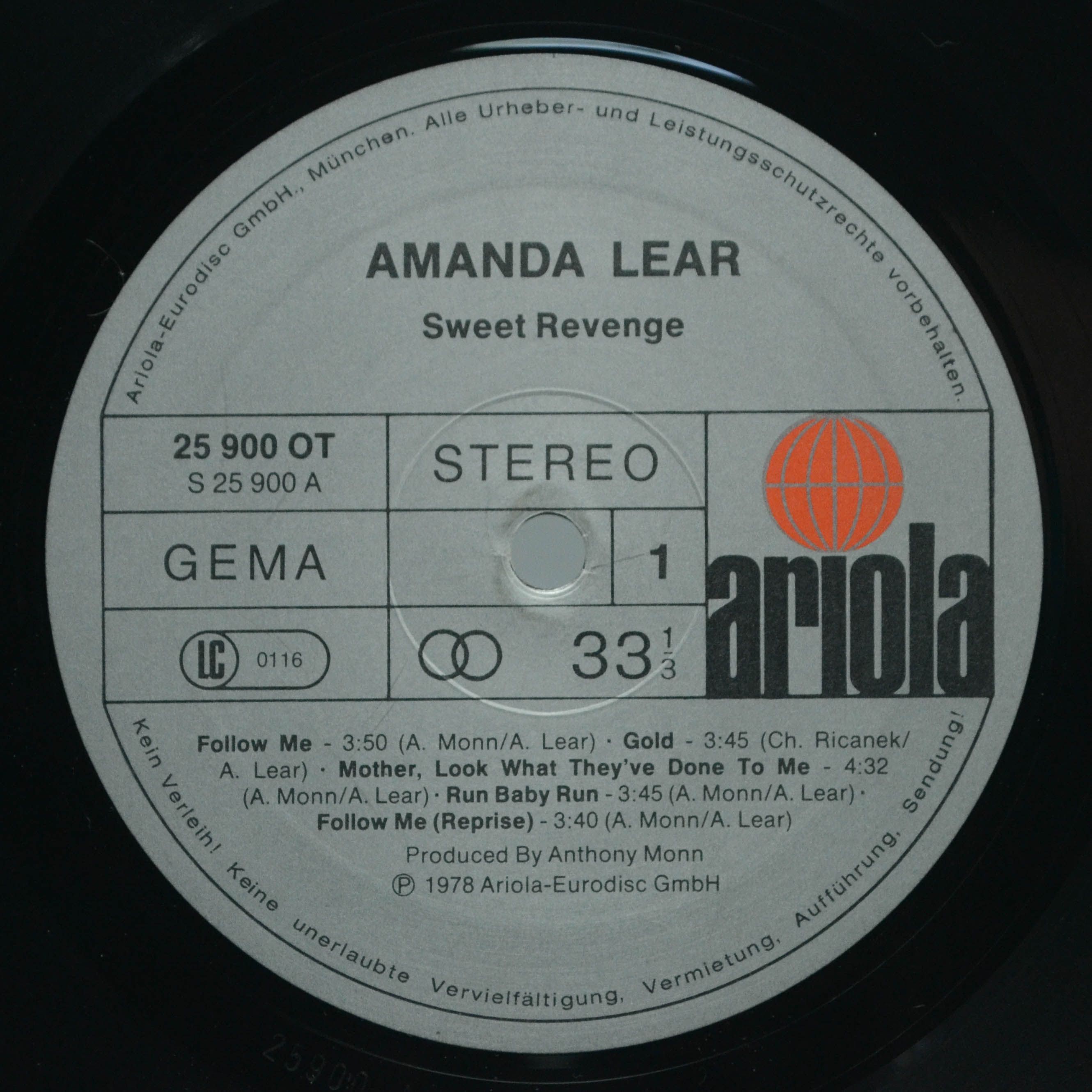 Amanda Lear — Sweet Revenge, 1978