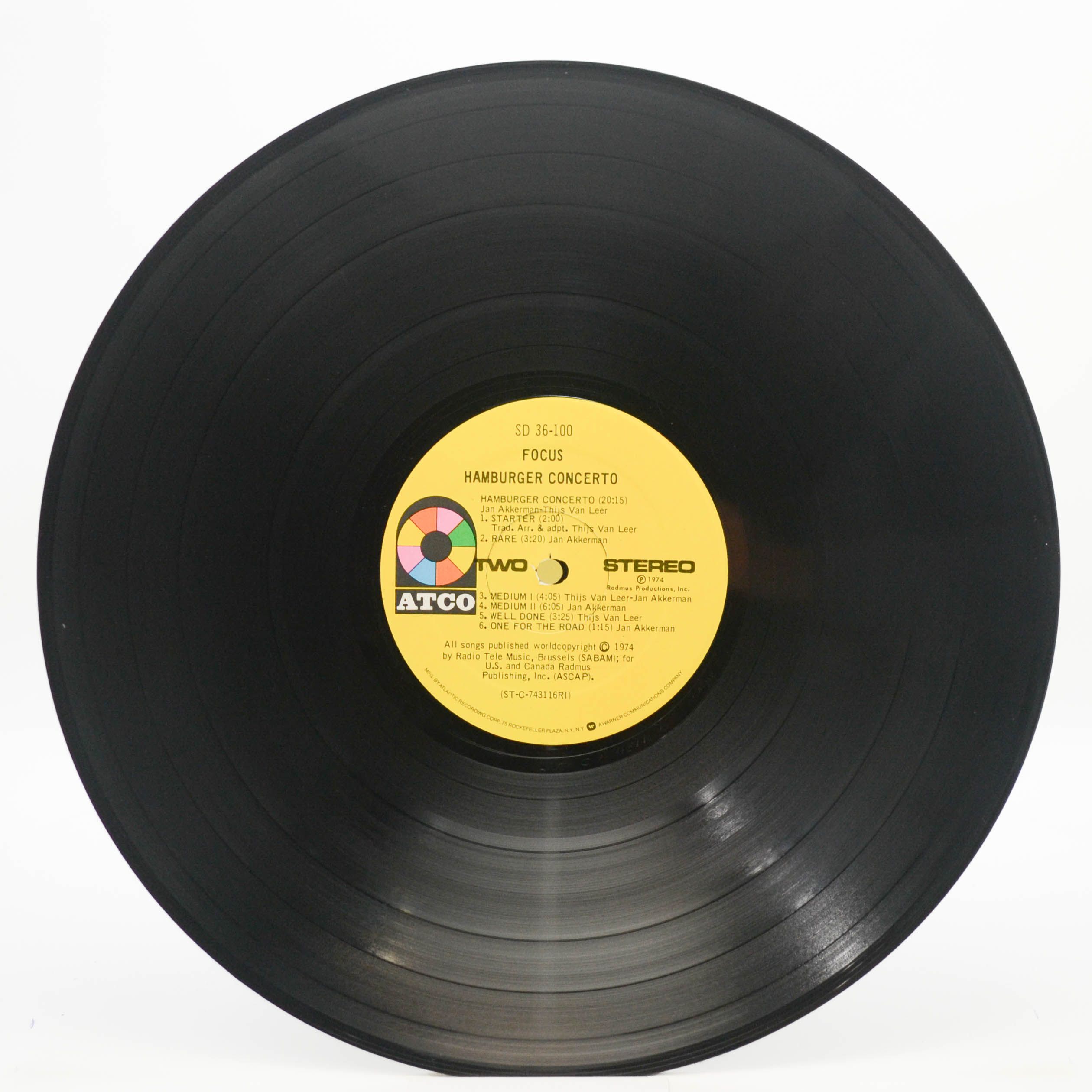 Focus — Hamburger Concerto (USA), 1974