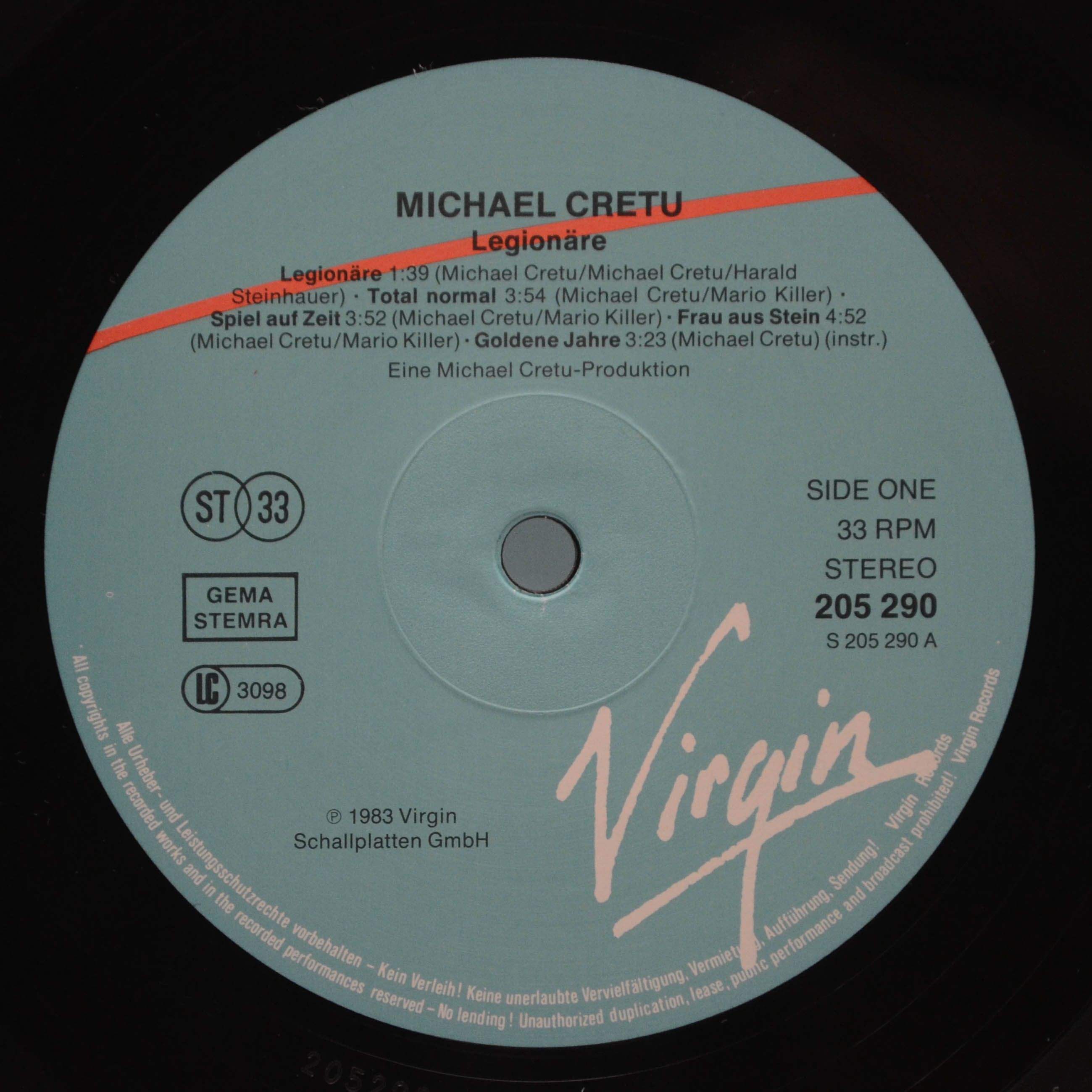 Michael Cretu — Legionäre, 1983