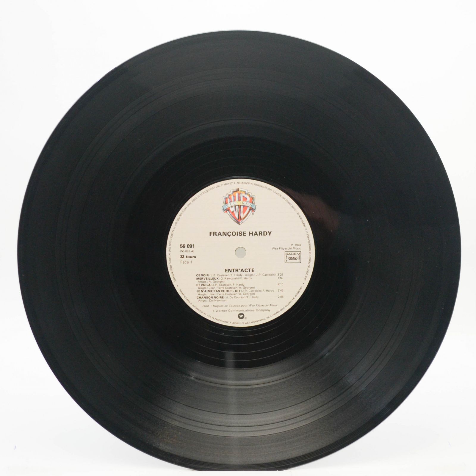 Françoise Hardy — Entr'acte (France), 1974