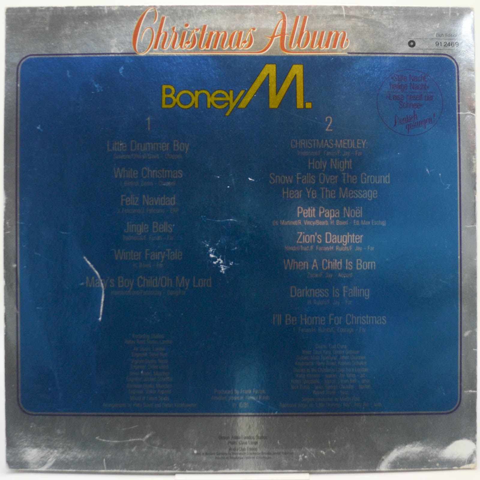 Boney M. — Christmas Album, 1981
