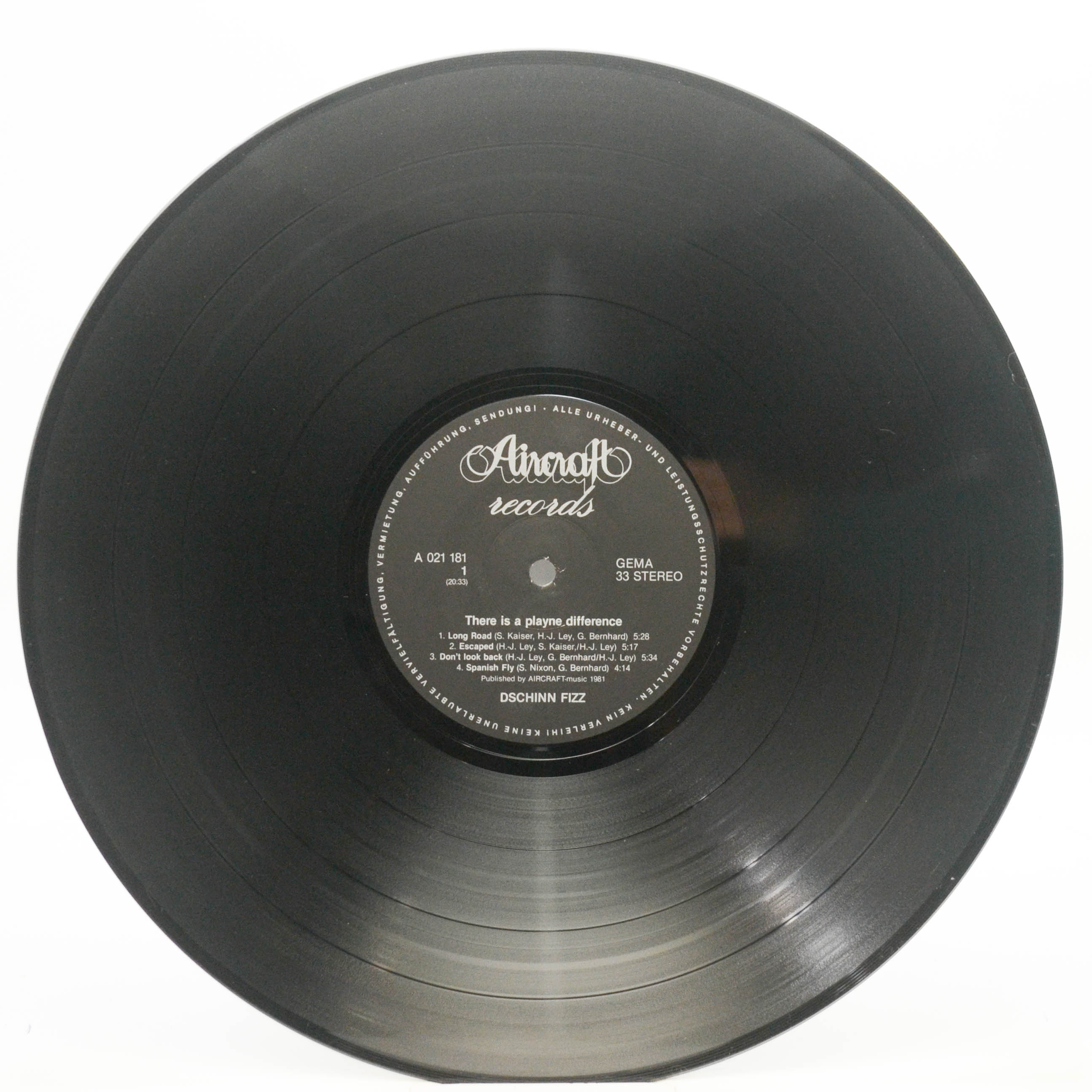 Dschinn Fizz — There Is A Playne Difference, 1981