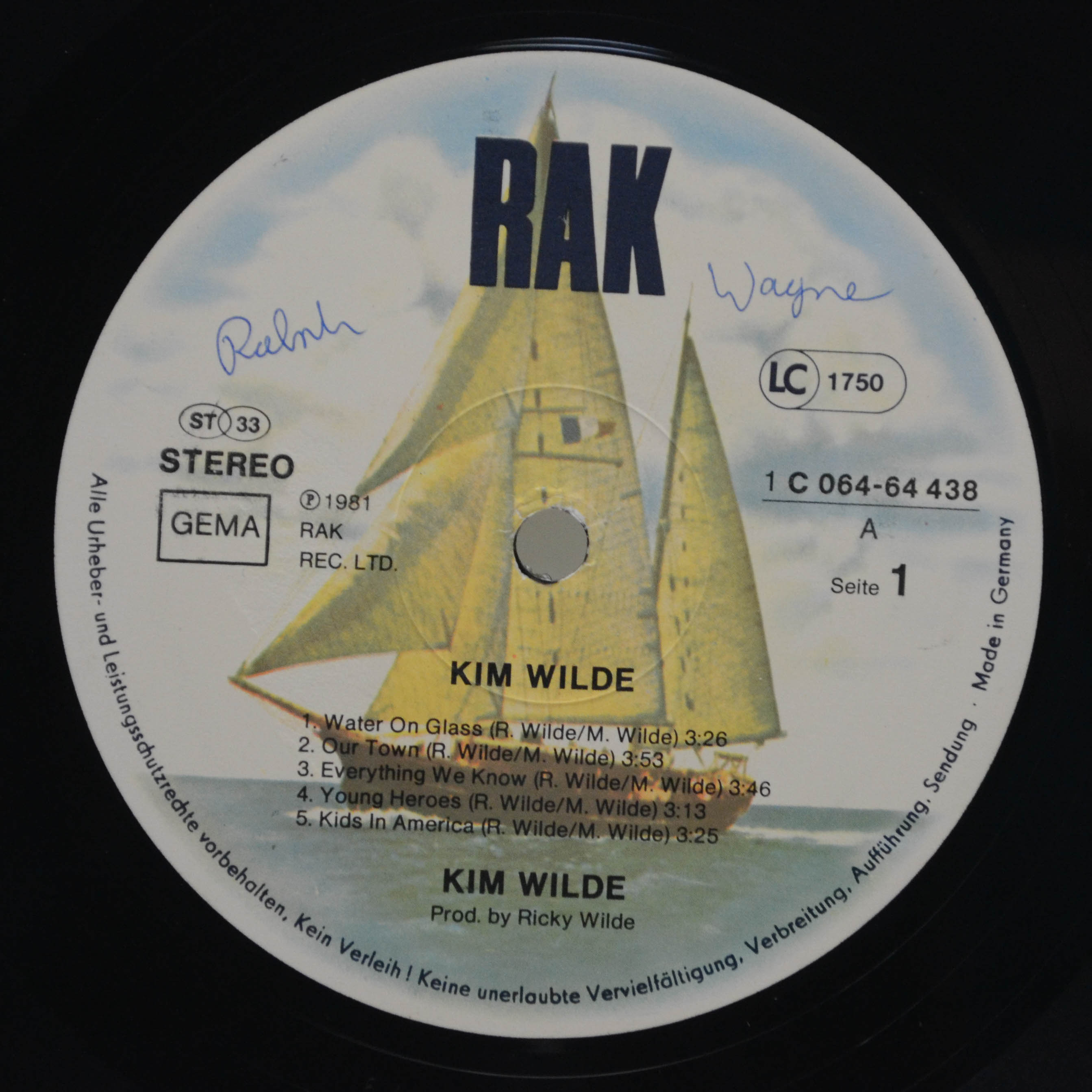 Kim Wilde — Kim Wilde, 1981