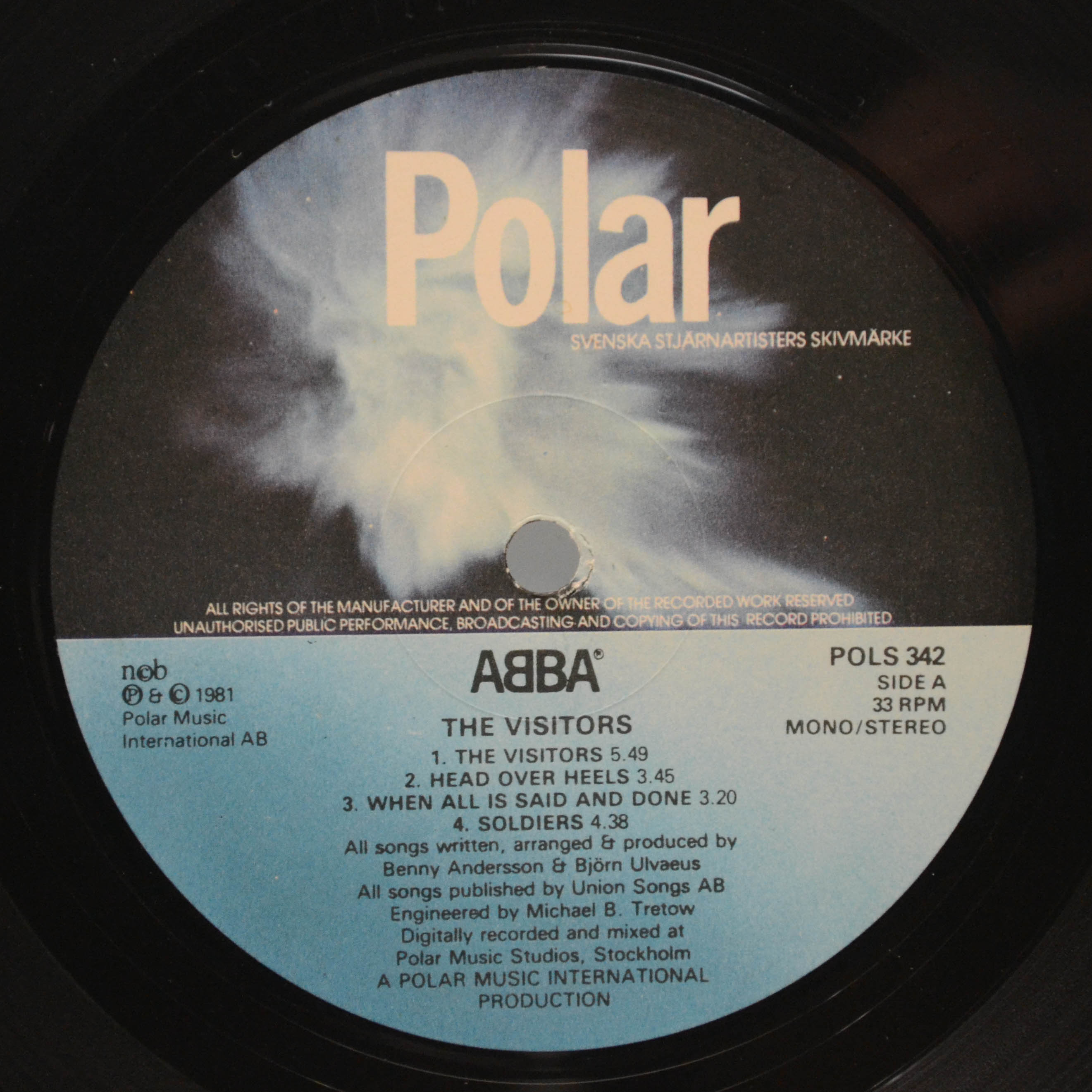 ABBA — The Visitors (1-st, Sweden), 1981