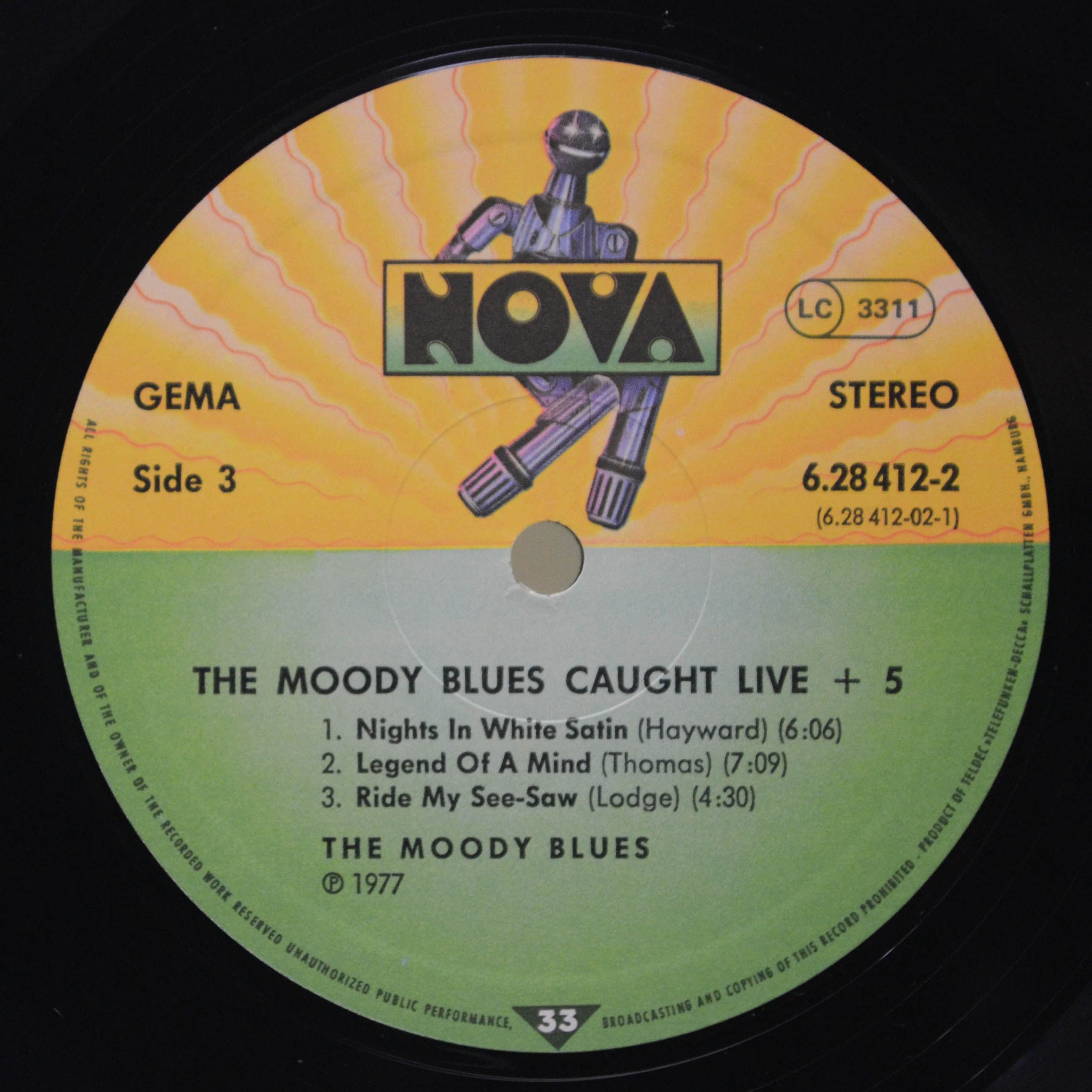 Moody Blues — Caught Live +5 (2LP), 1977