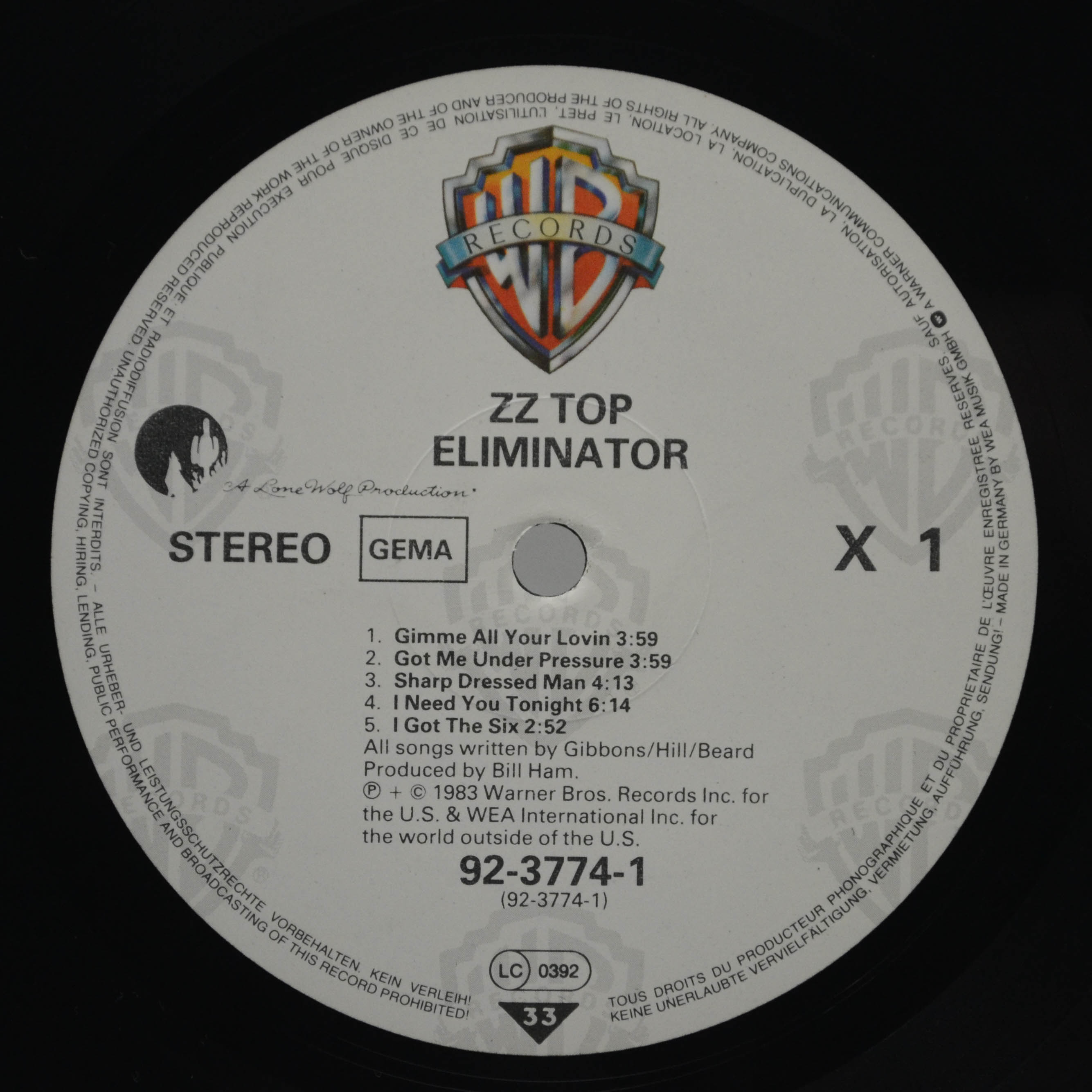 ZZ Top — Eliminator, 1983