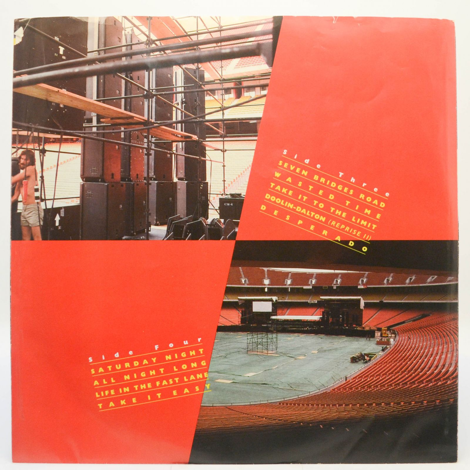 Eagles — Eagles Live (2LP, USA, poster), 1980