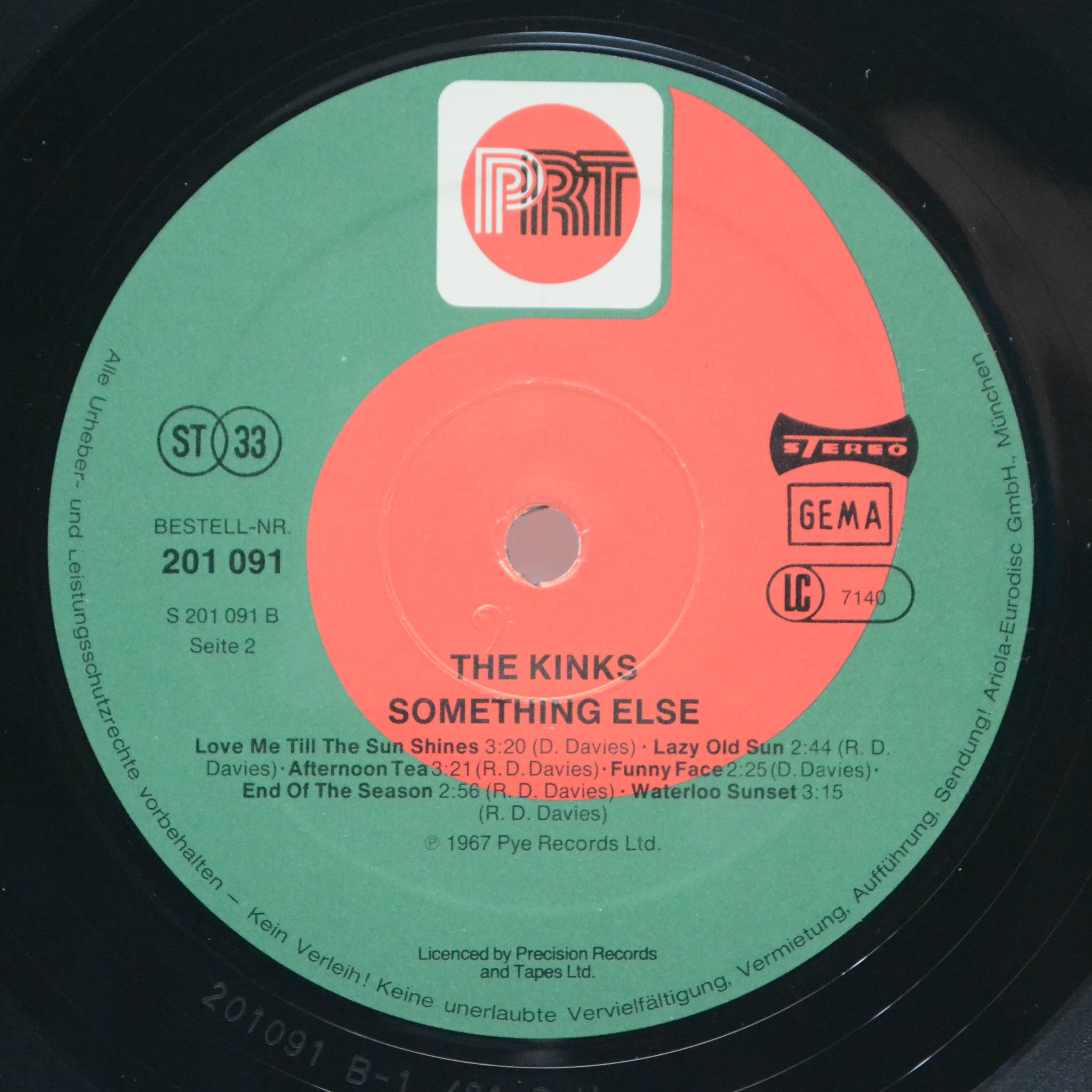 Kinks — Something Else By The Kinks, 1967