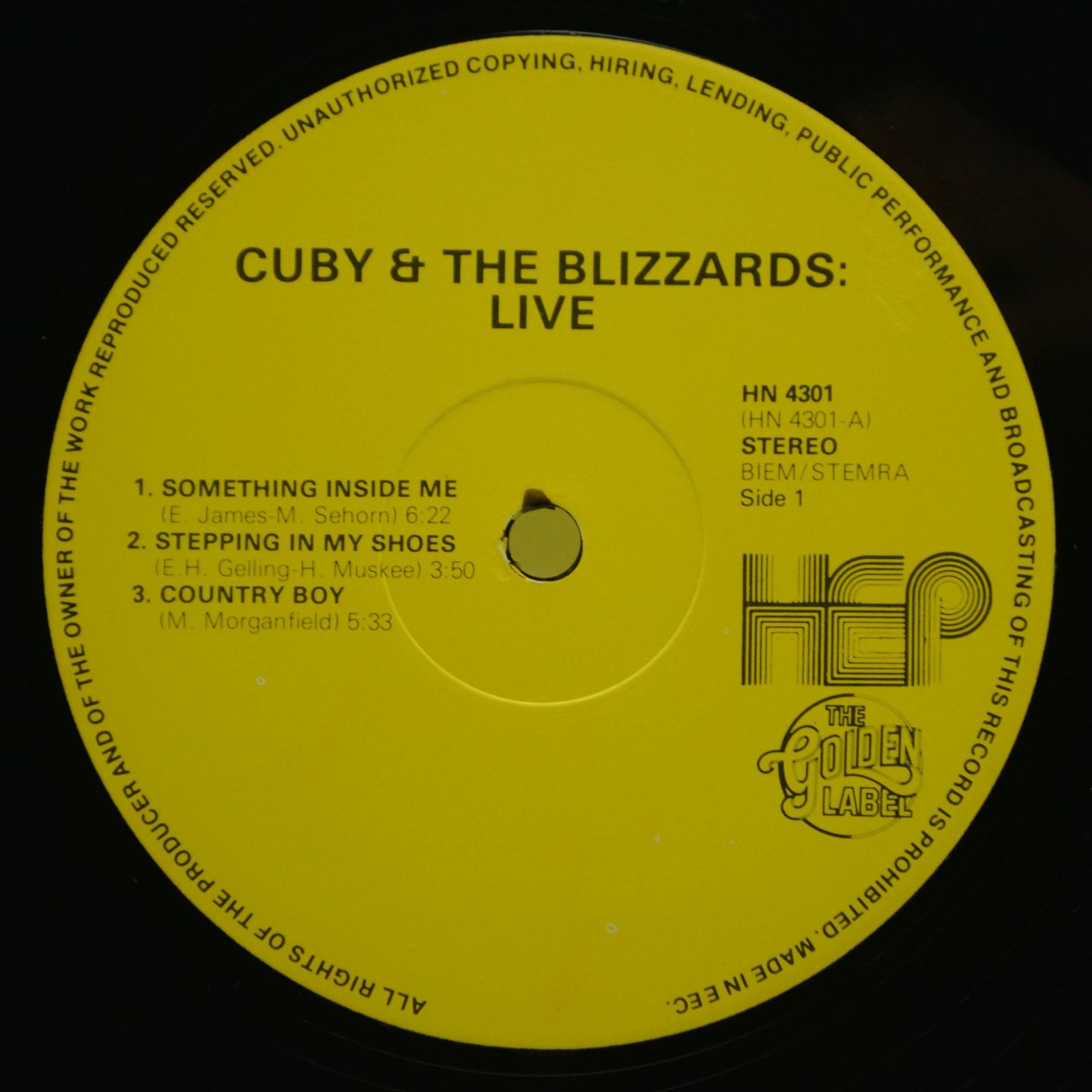 Cuby & The Blizzards — Live, 1977