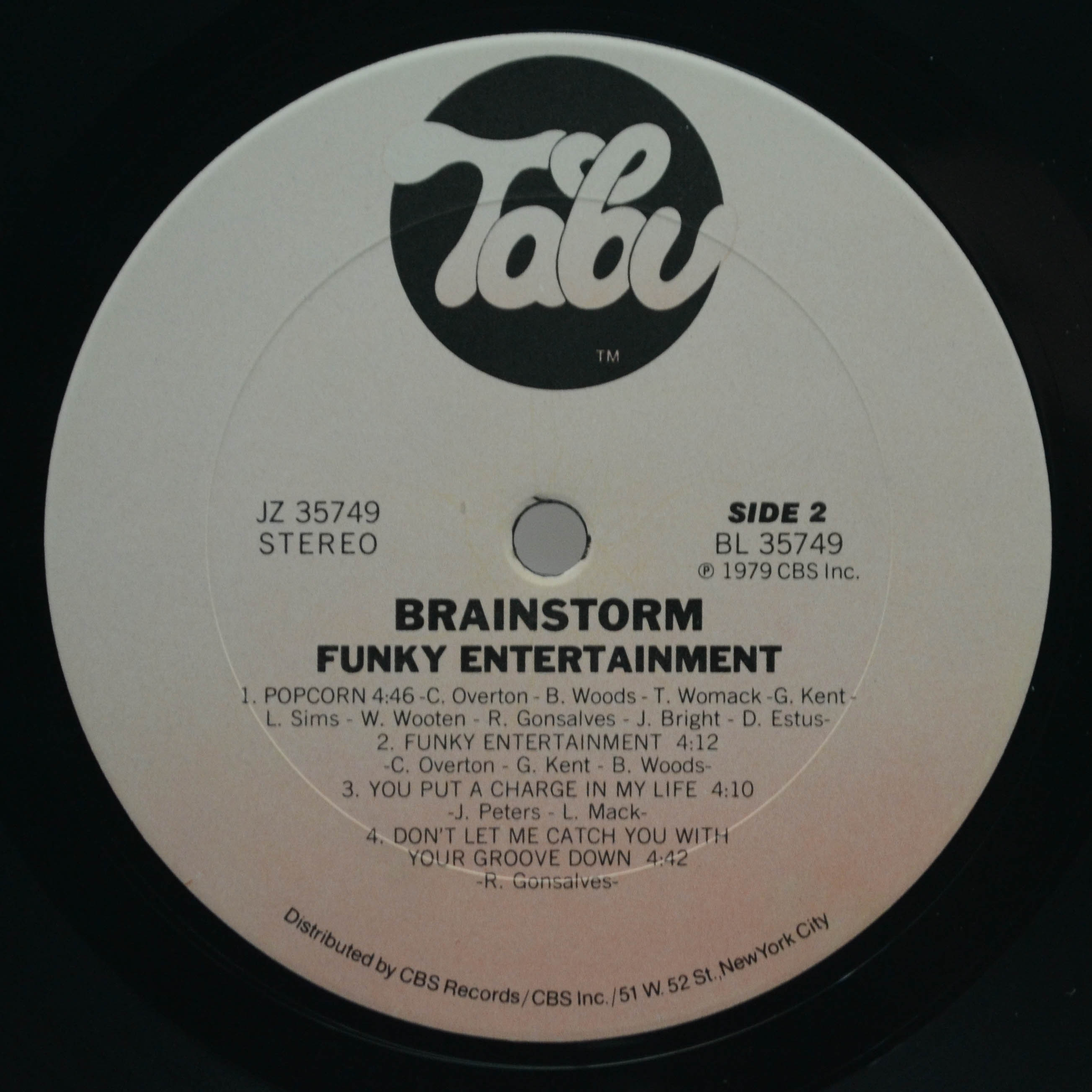 Brainstorm — Funky Entertainment (1-st, USA), 1979