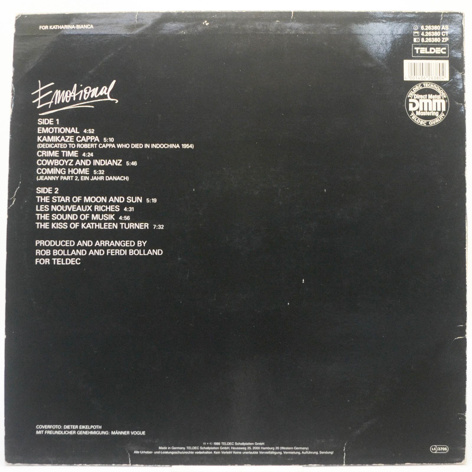 Falco — Emotional, 1986