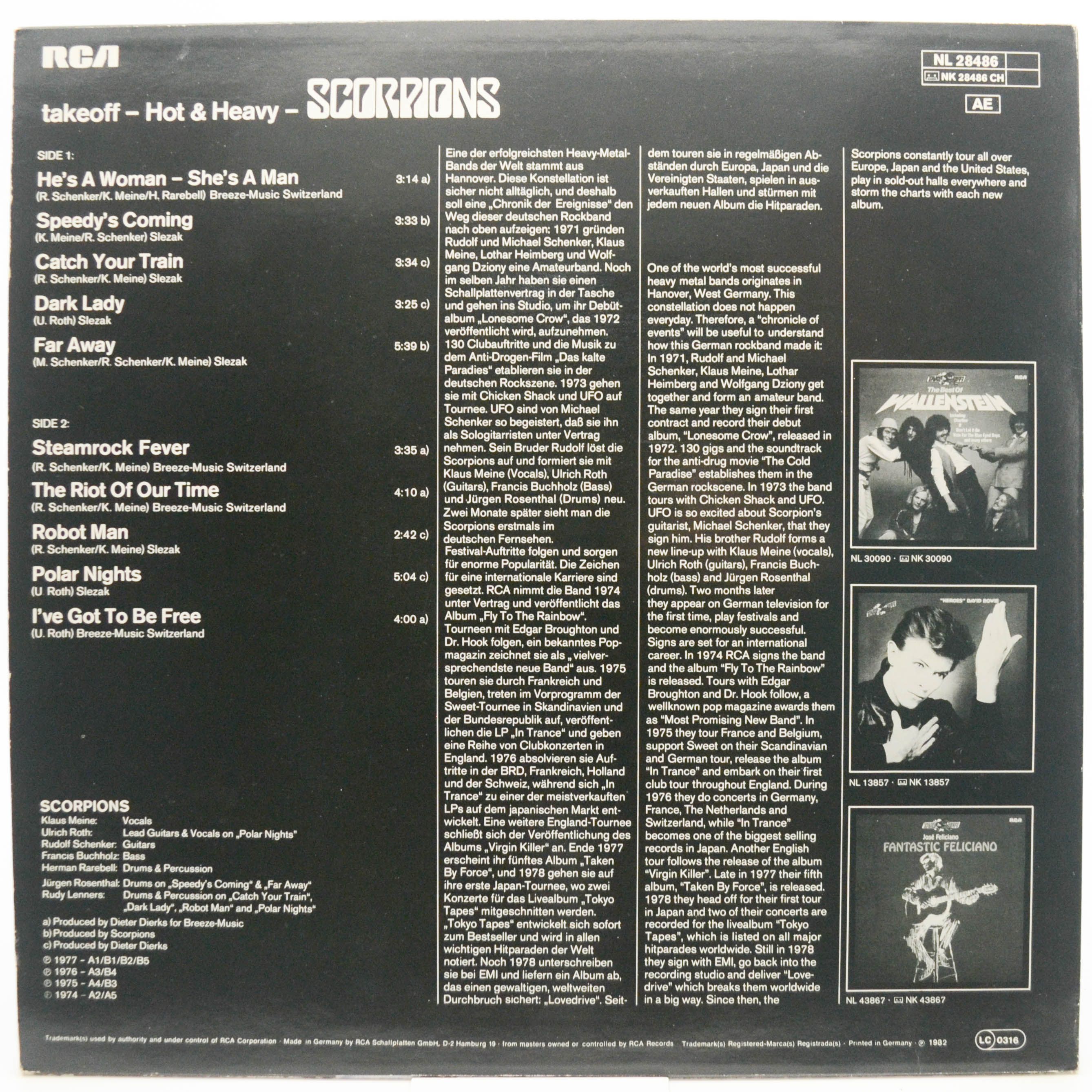 Scorpions — Hot & Heavy, 1982