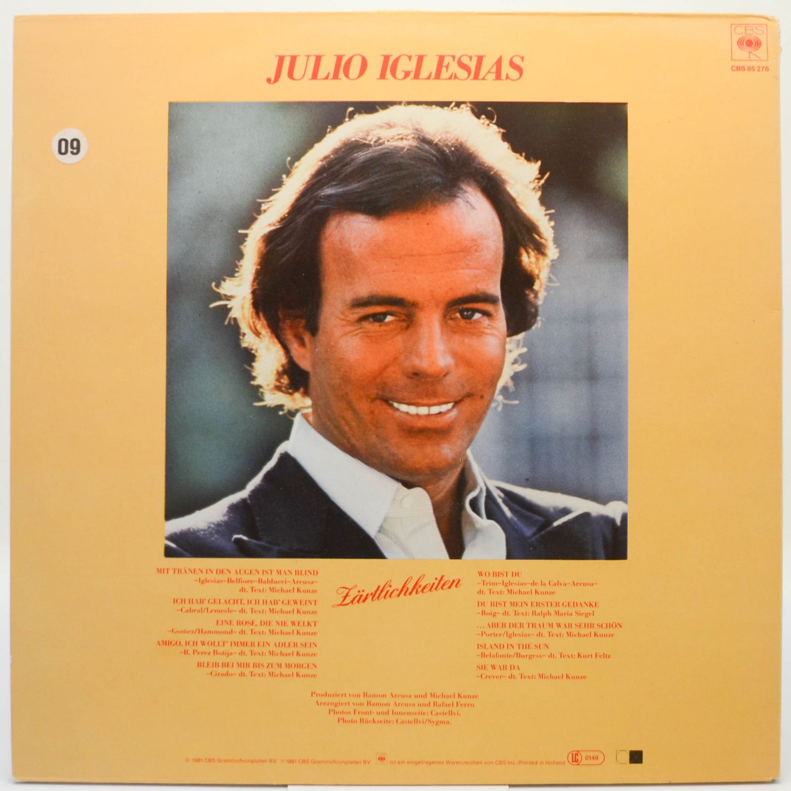 Julio Iglesias — Zärtlichkeiten, 1981