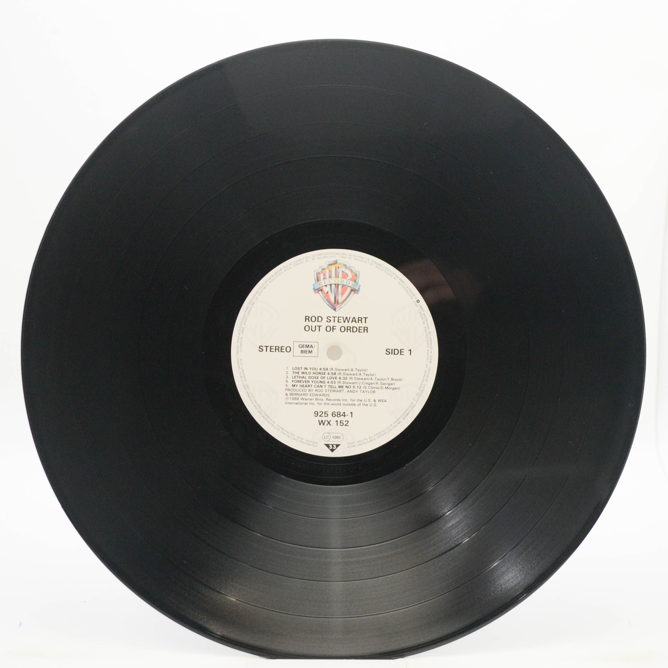 Rod Stewart — Out Of Order, 1988