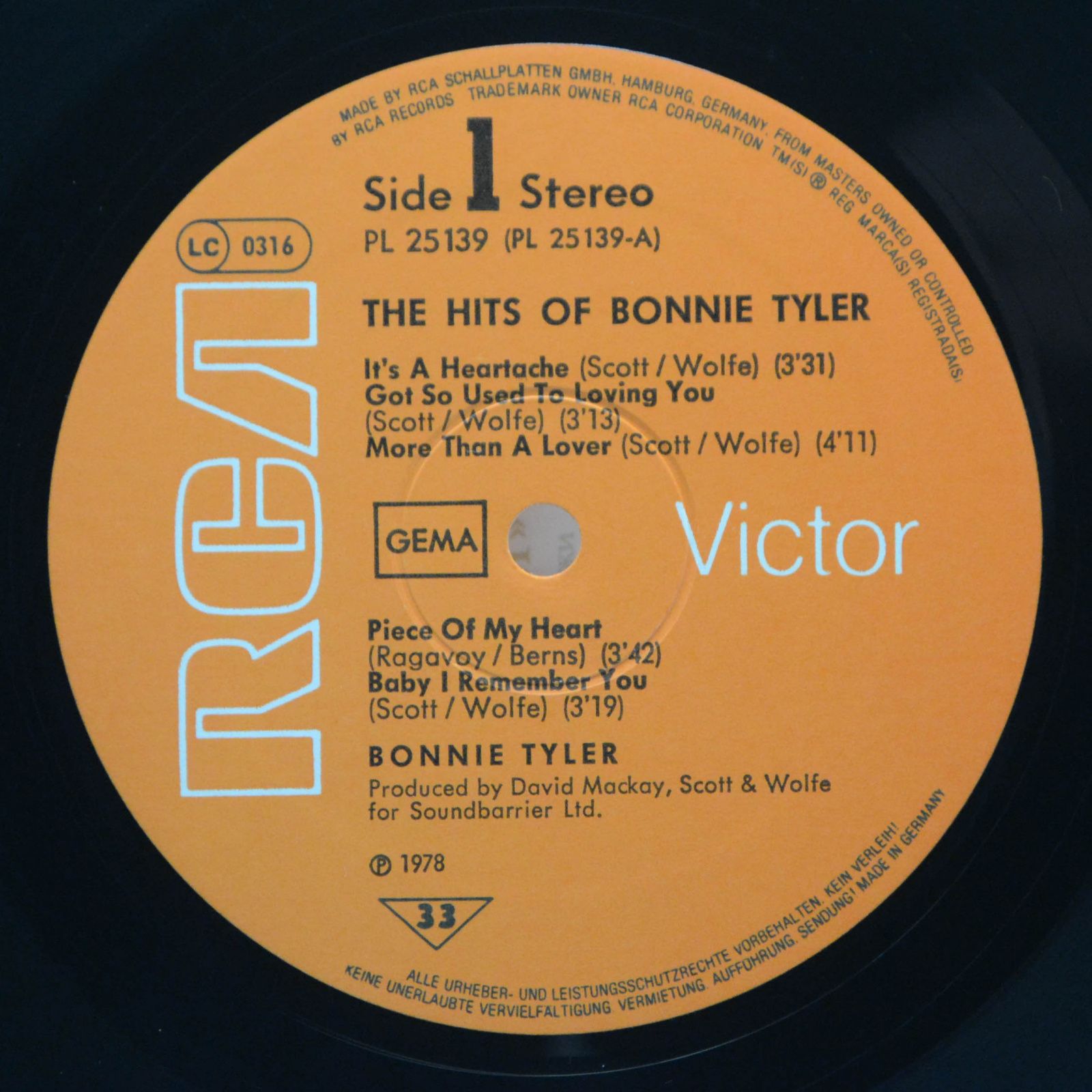 Bonnie Tyler — The Hits Of Bonnie Tyler, 1978