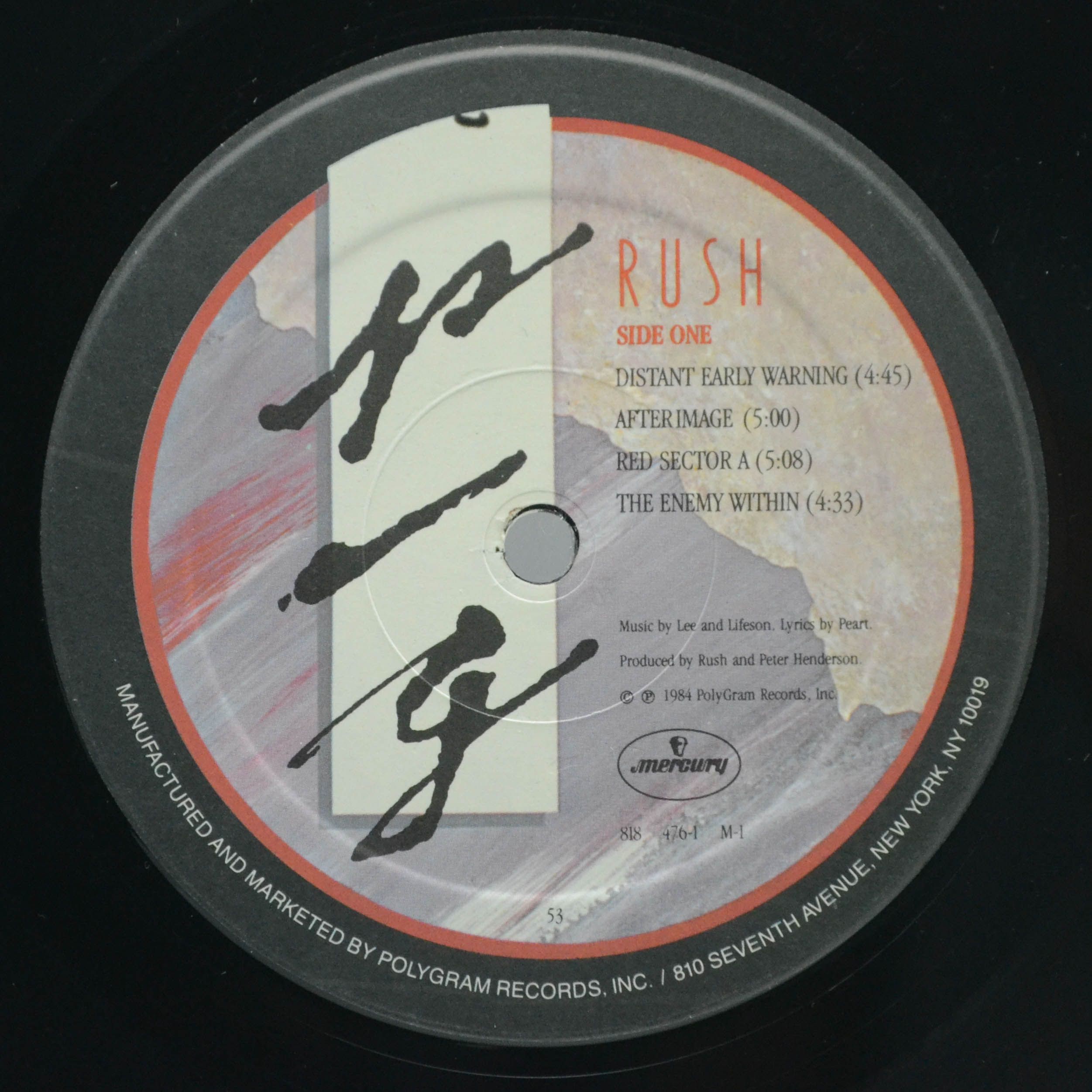 Rush — Grace Under Pressure (USA), 1984