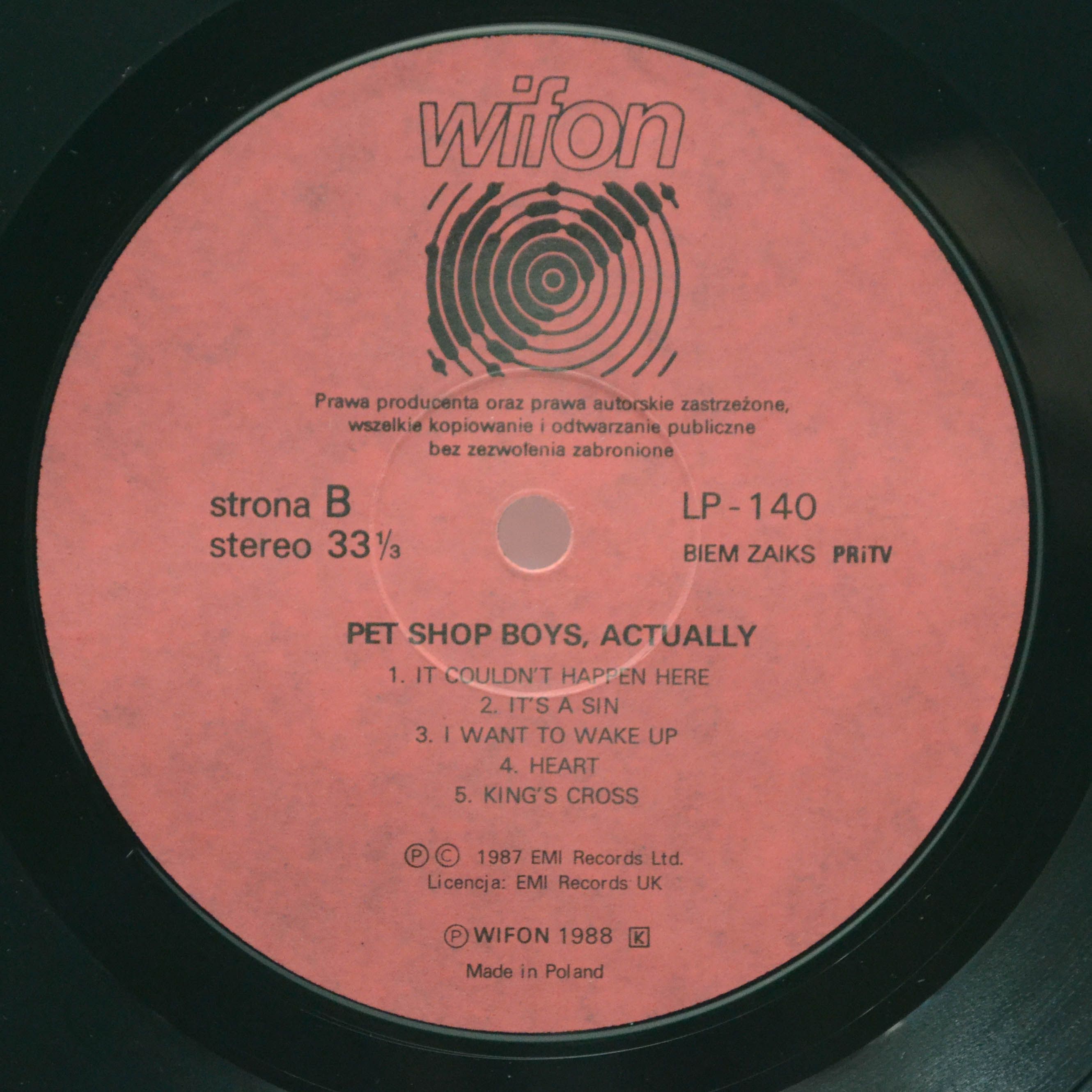 Pet Shop Boys — Actually, 1988