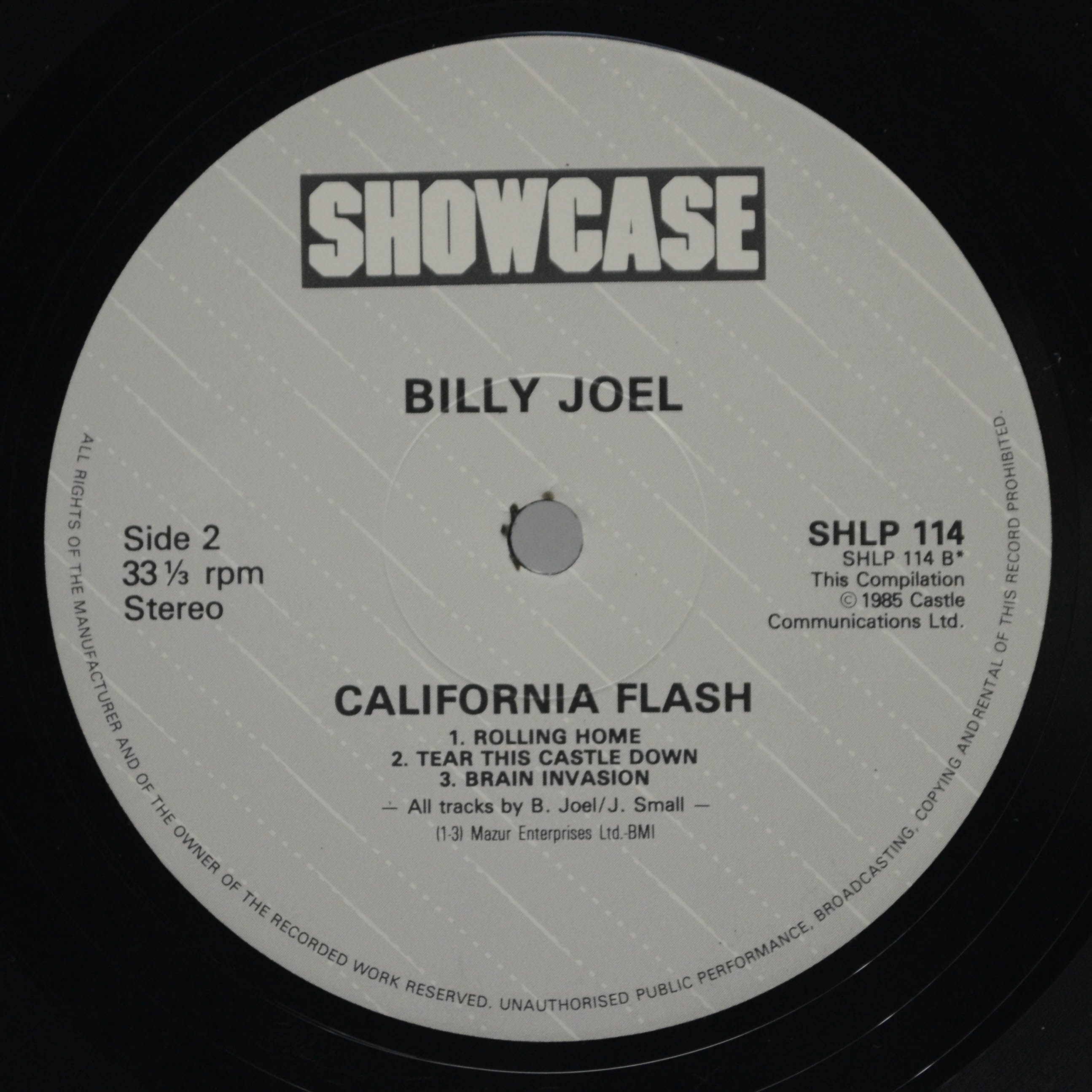 Billy Joel — California Flash (UK), 1970