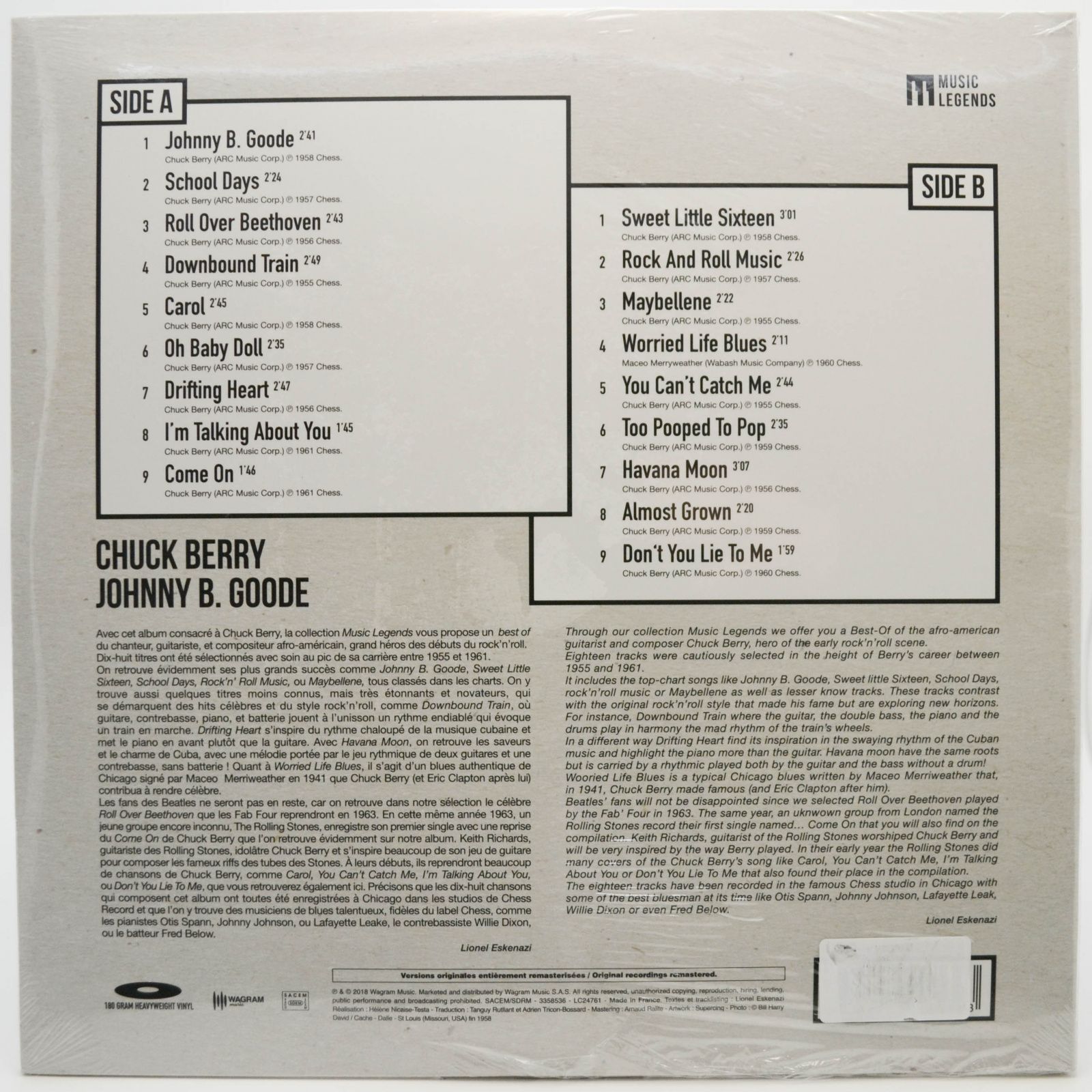 Chuck Berry — Johnny B. Goode, 2018