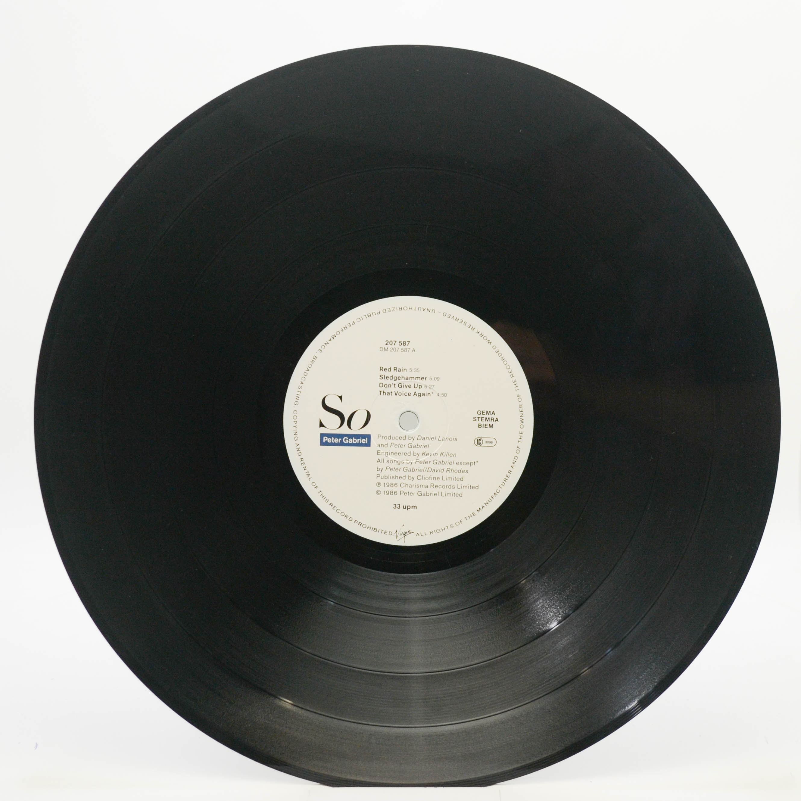 Peter Gabriel — So, 1986