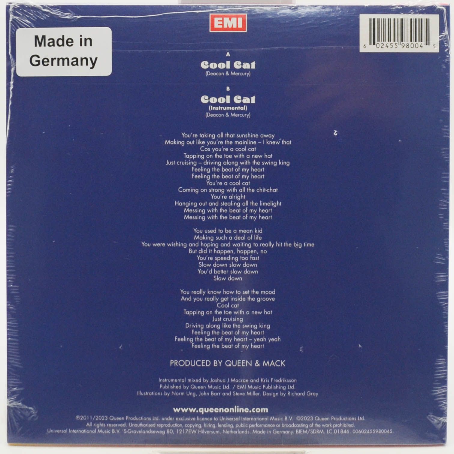 Queen — Cool Cat (7"), 2024