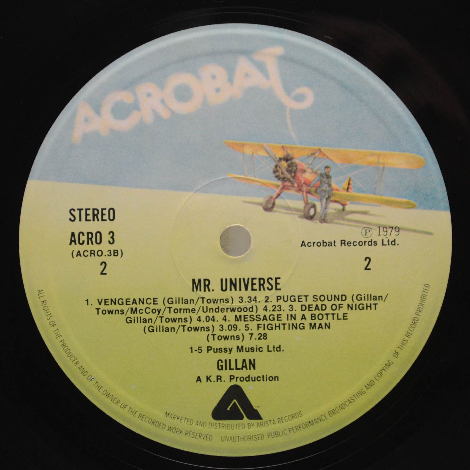 Gillan — Mr. Universe (1-st, UK), 1979