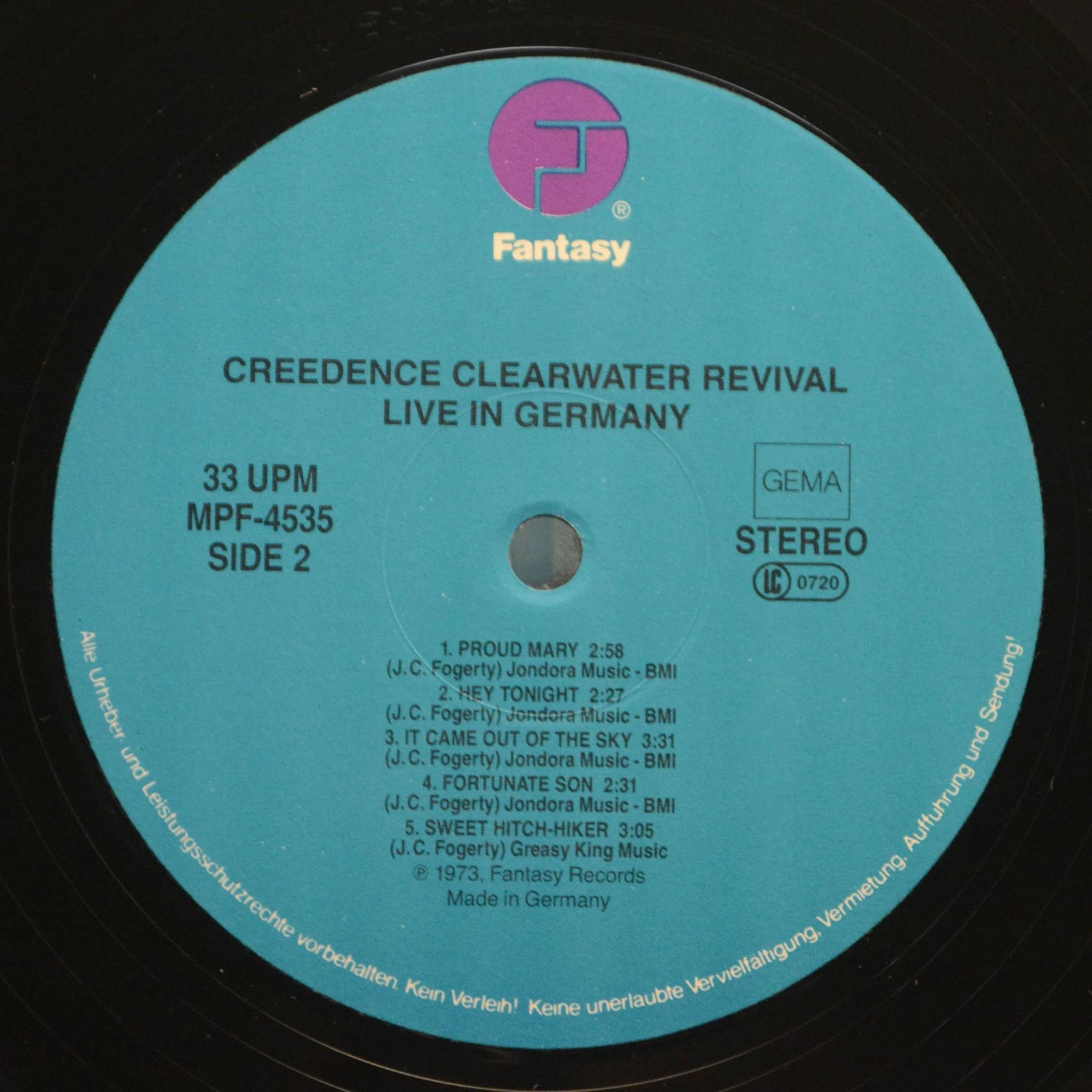 Creedence Clearwater Revival — Live In Germany, 1976