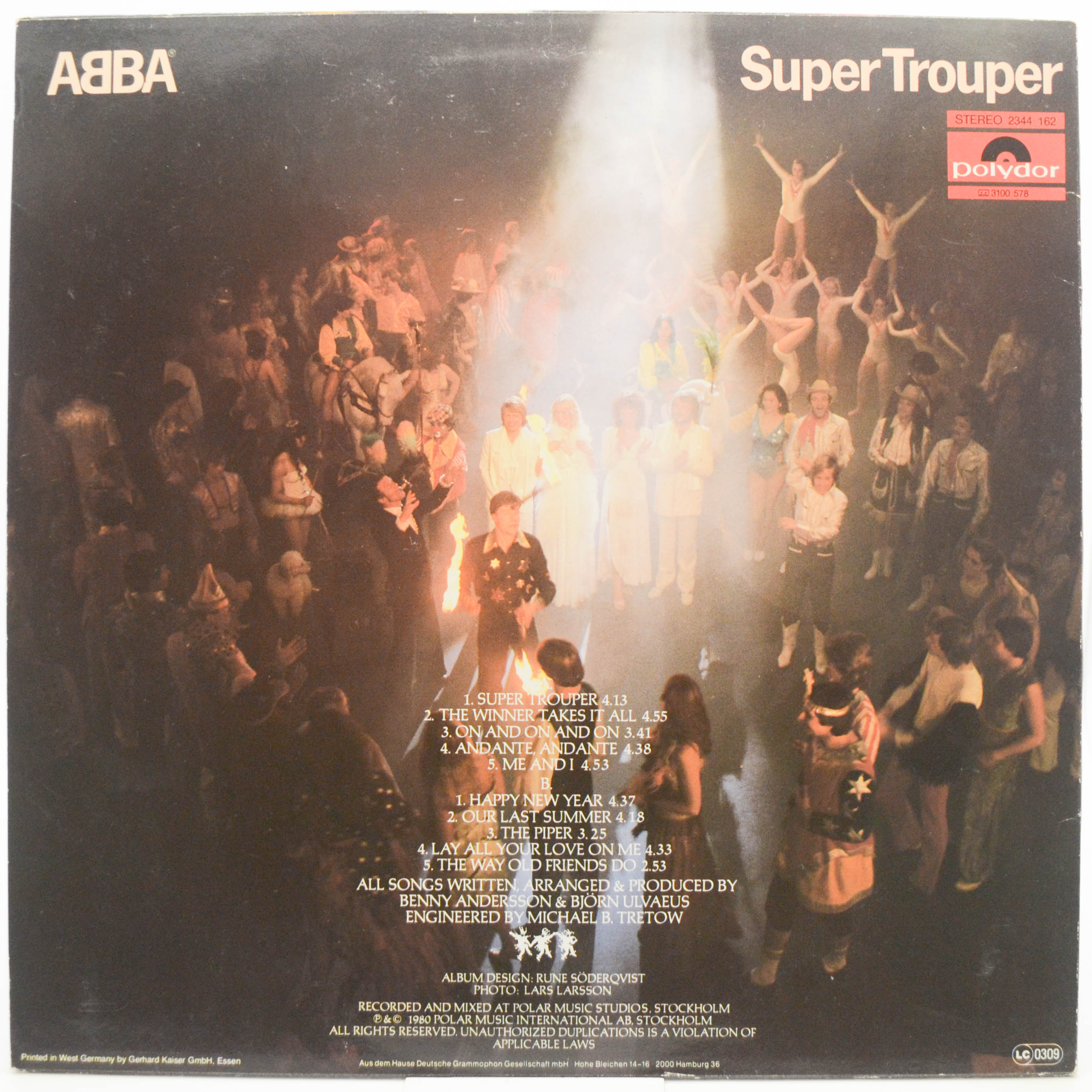 ABBA — Super Trouper, 1980