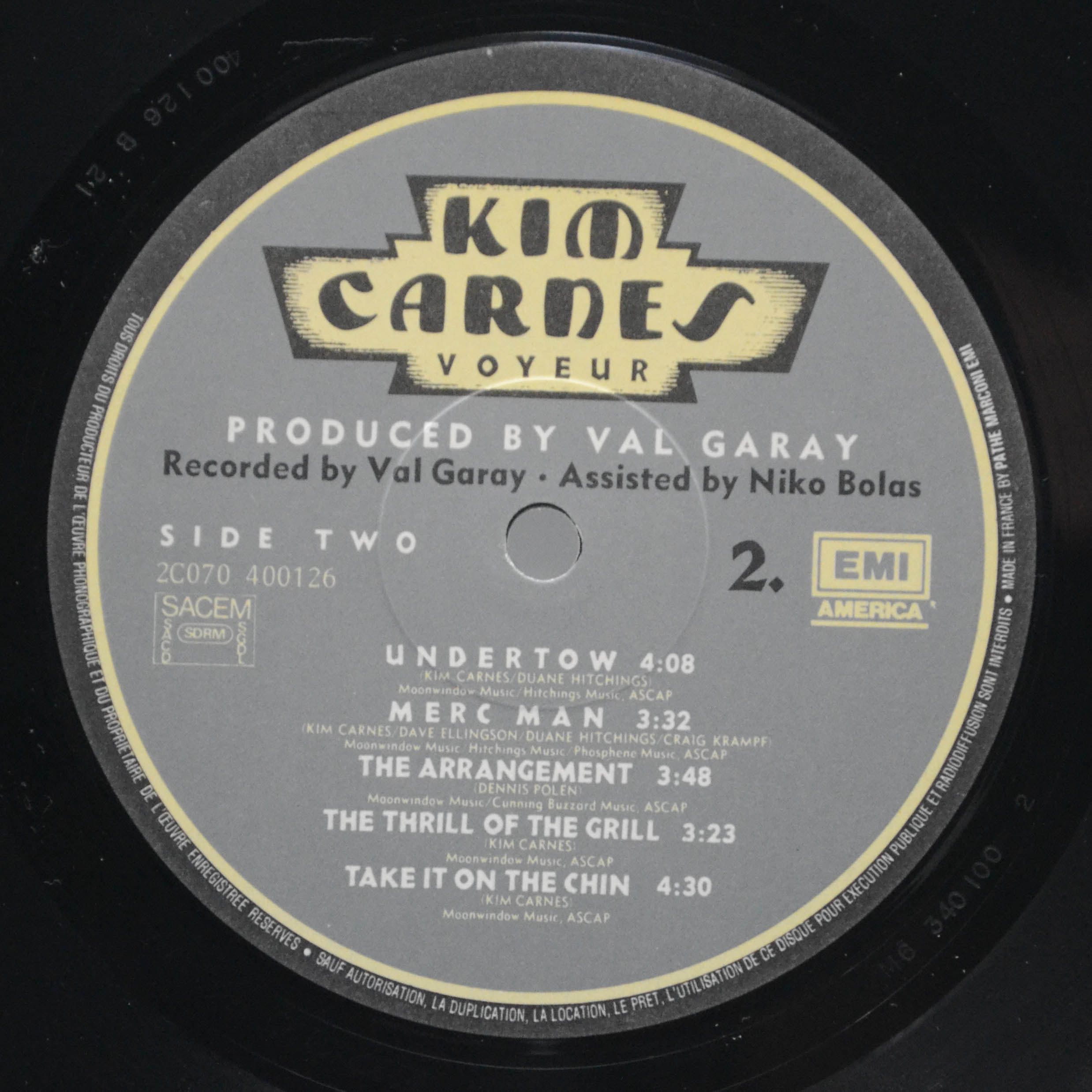 Kim Carnes — Voyeur, 1982