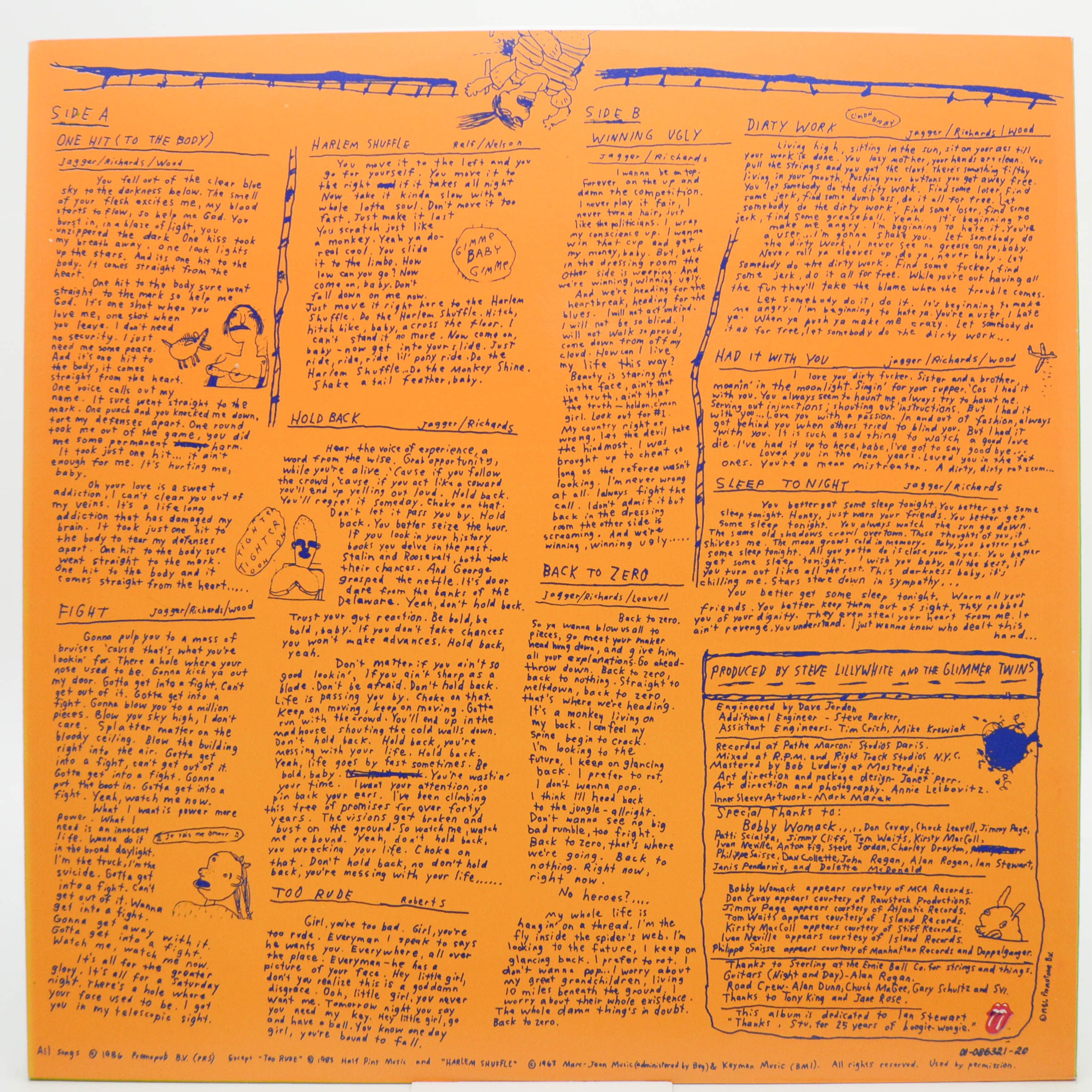 Rolling Stones — Dirty Work, 1986