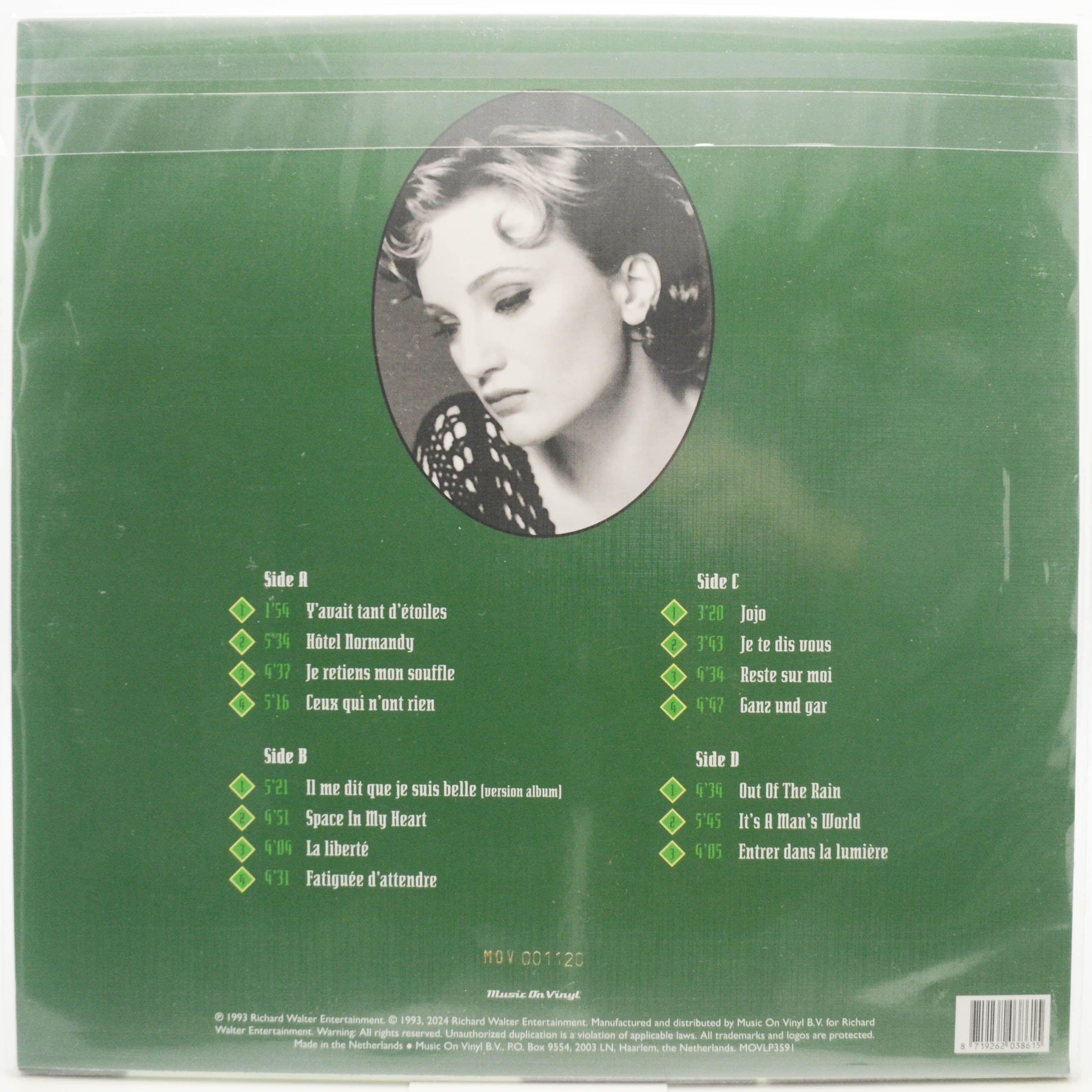 Patricia Kaas — Je Te Dis Vous (2LP), 1993