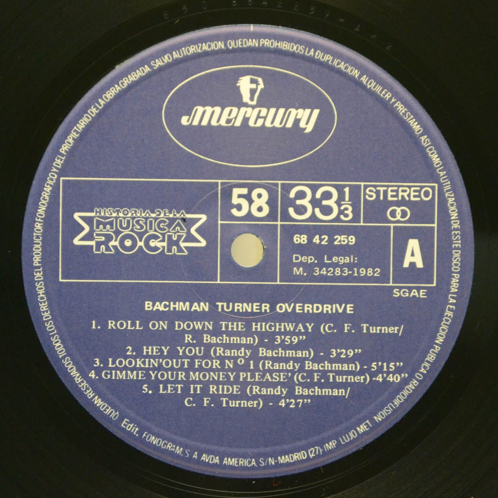 Bachman-Turner Overdrive — Bachman Turner Overdrive, 1982