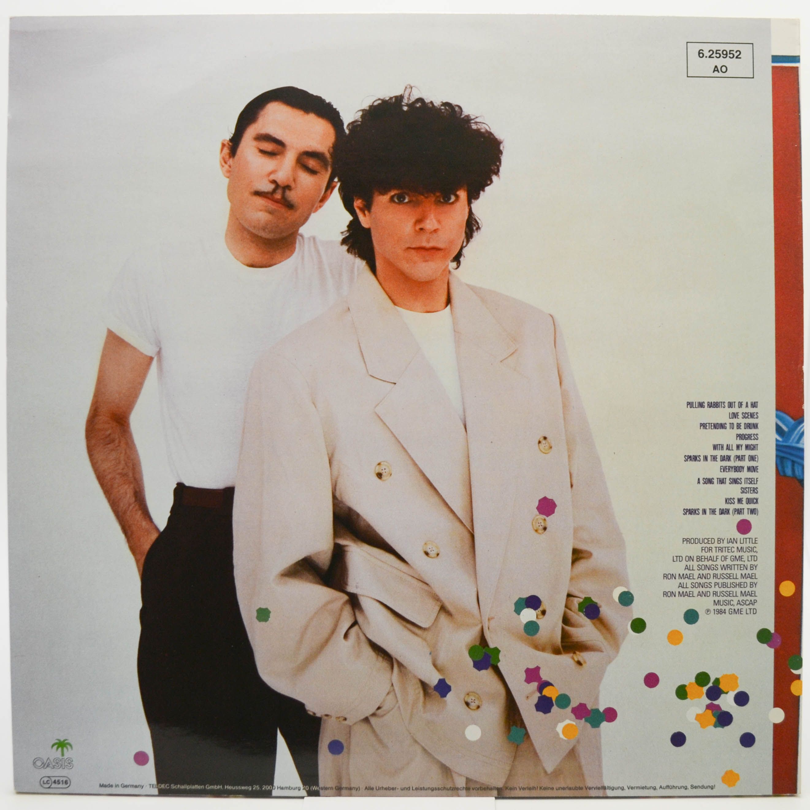 Sparks — Pulling Rabbits Out Of A Hat, 1984