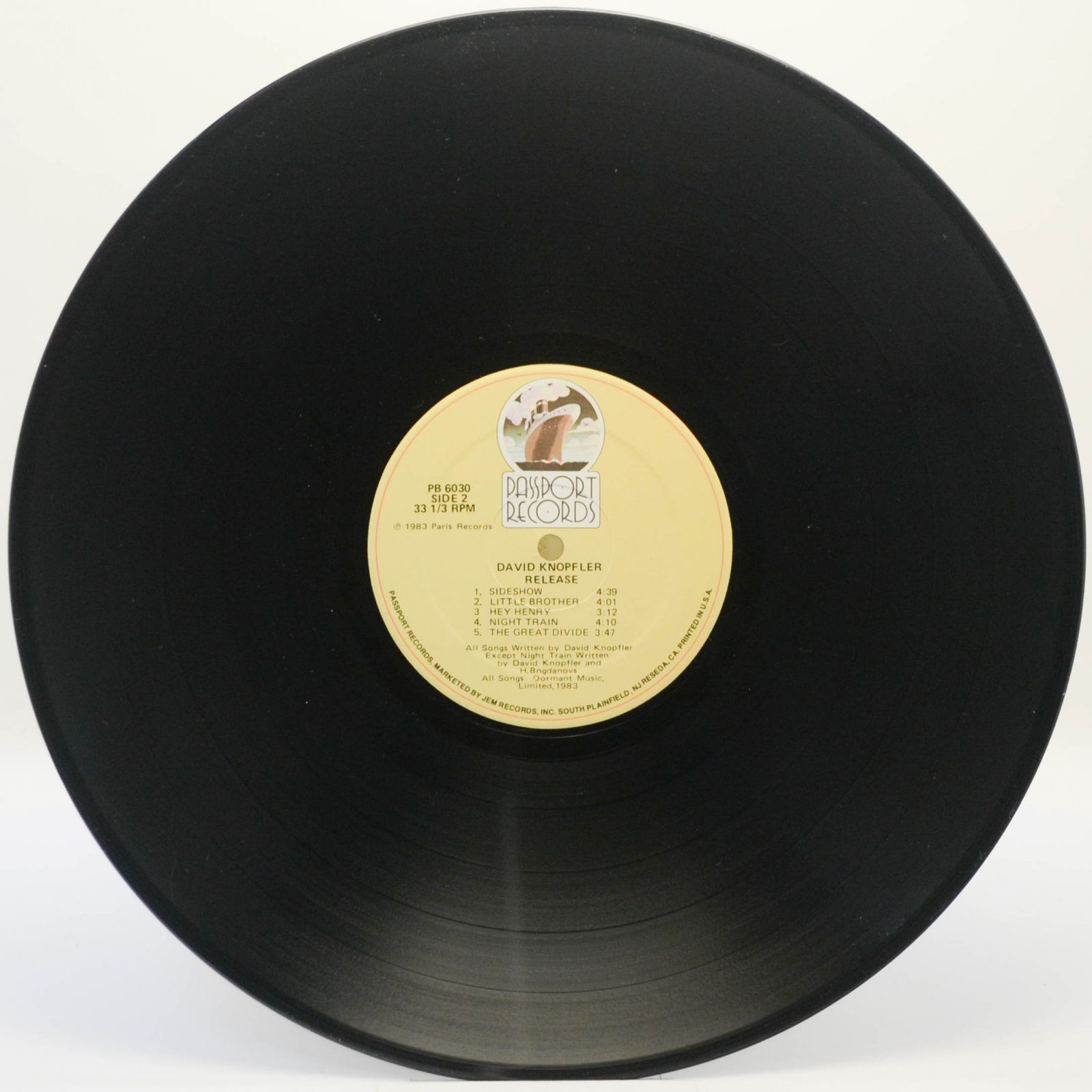 David Knopfler — Release (USA), 1983