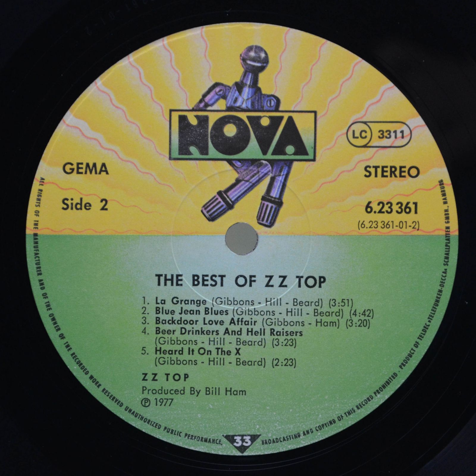 ZZ Top — The Best Of ZZ Top, 1977