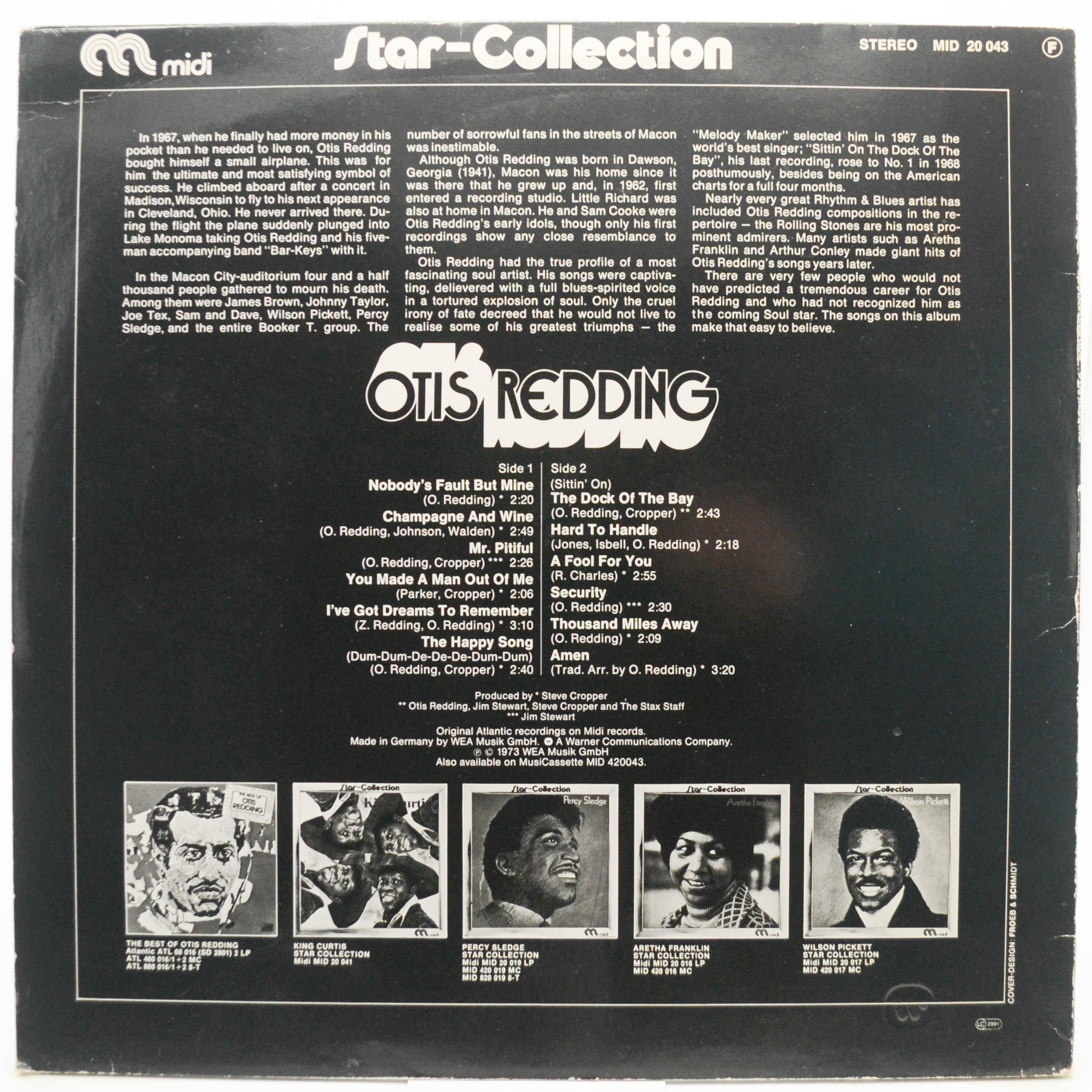 Otis Redding — Star-Collection, 1973