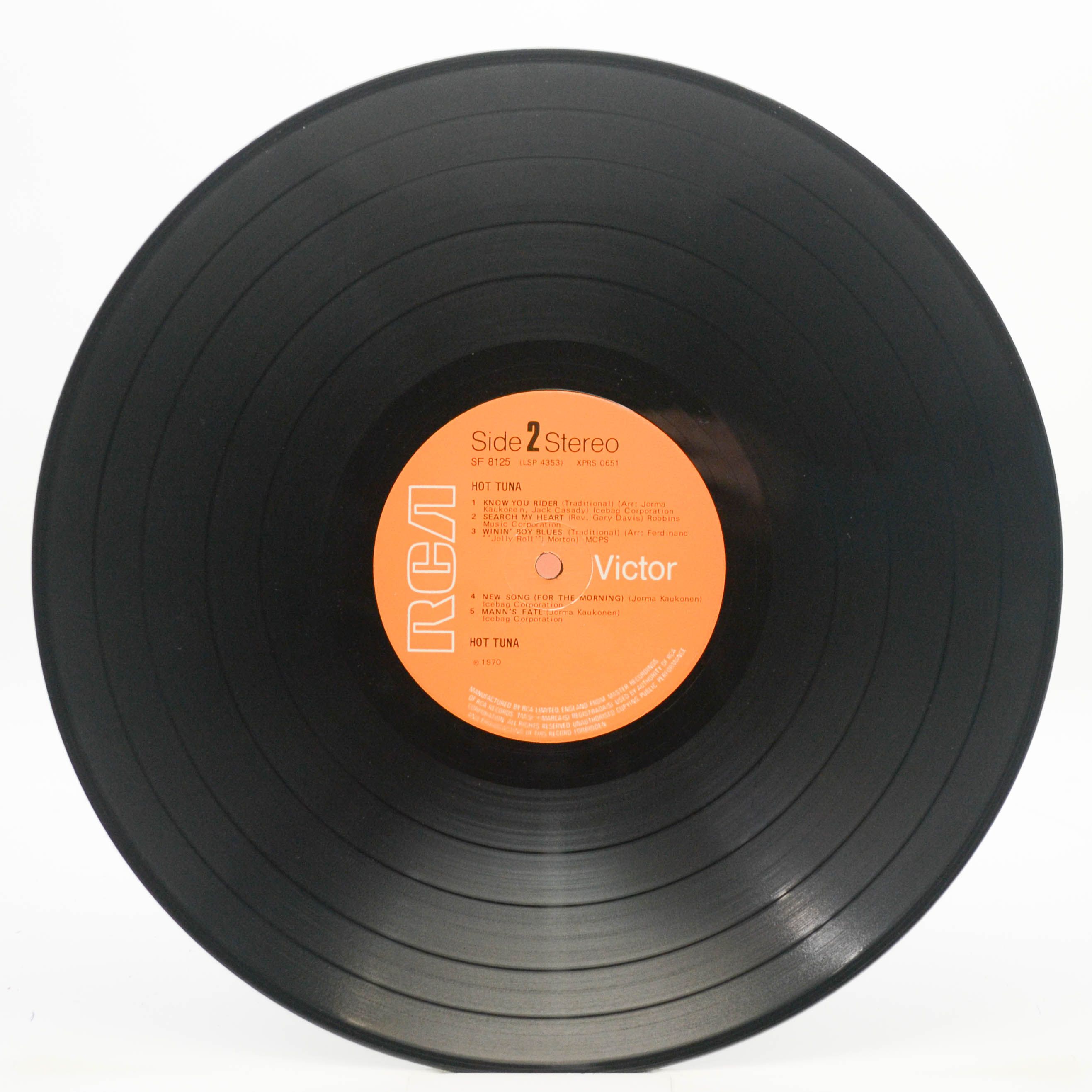 Hot Tuna — Hot Tuna (UK), 1970