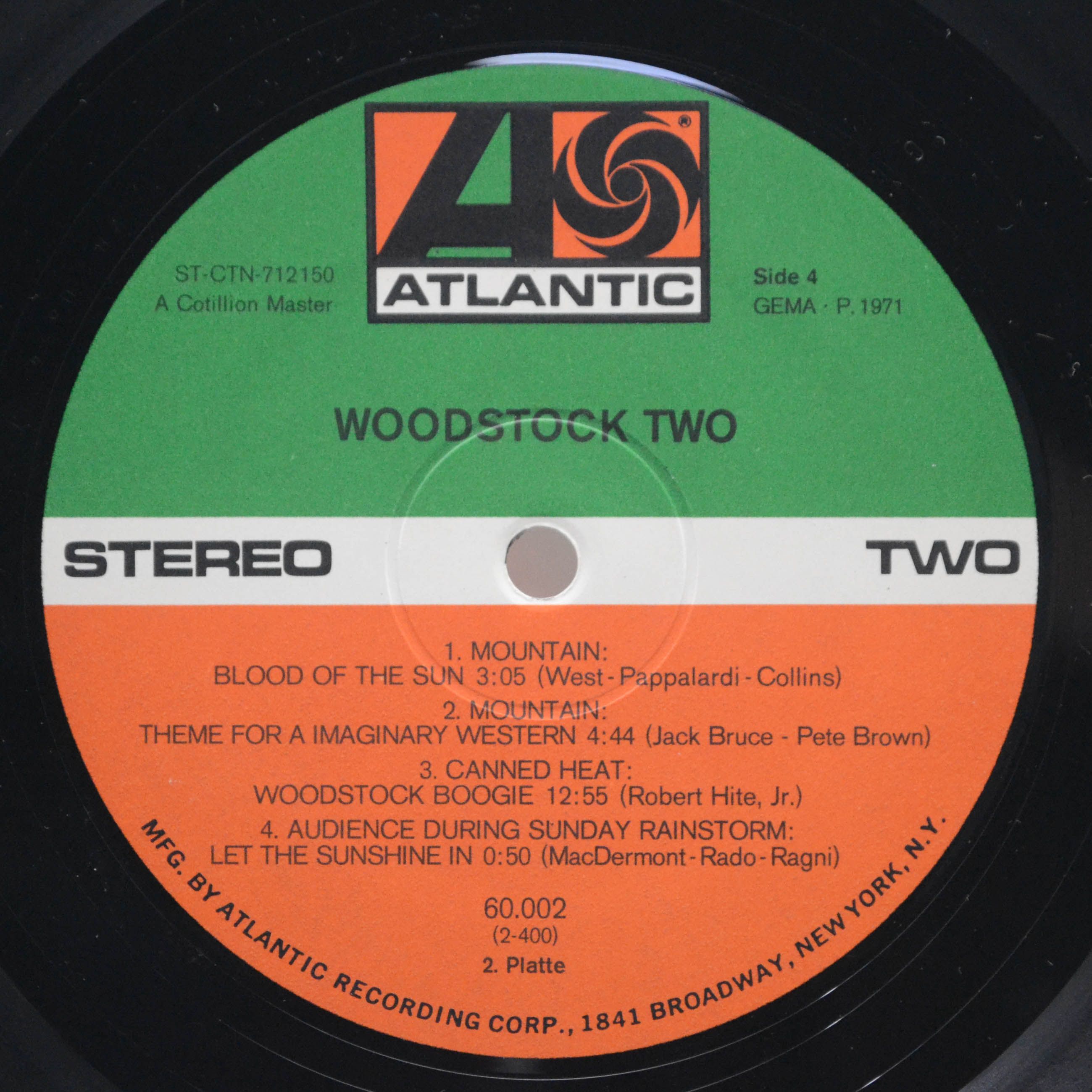 Various — Woodstock Two (2LP), 1971