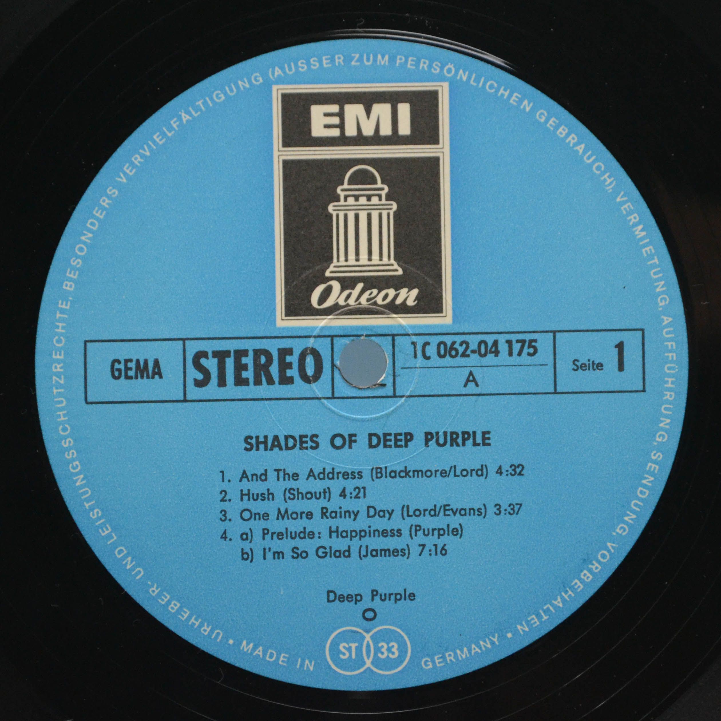 Deep Purple — Shades Of Deep Purple, 1968