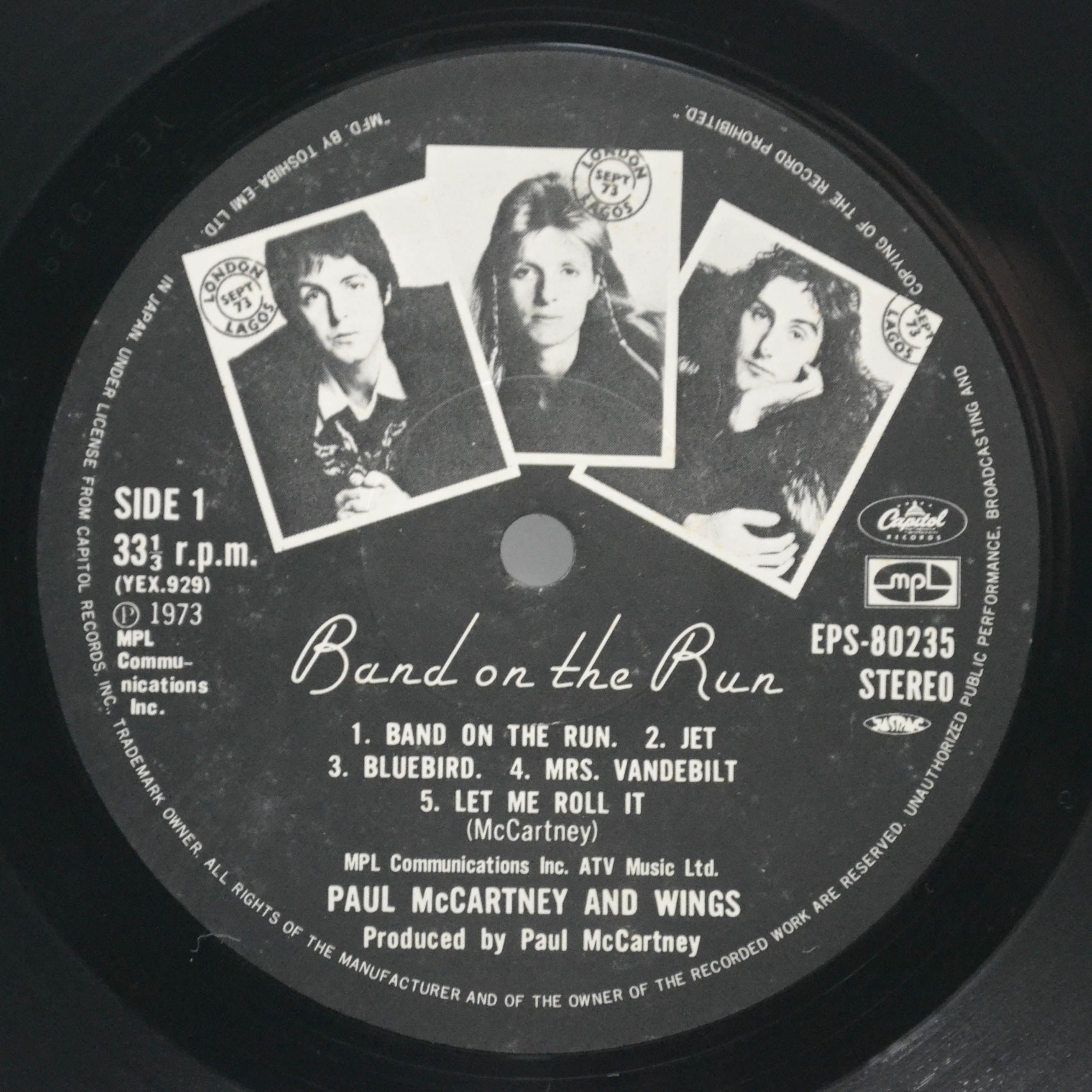 Paul McCartney And Wings — Band On The Run, 1973