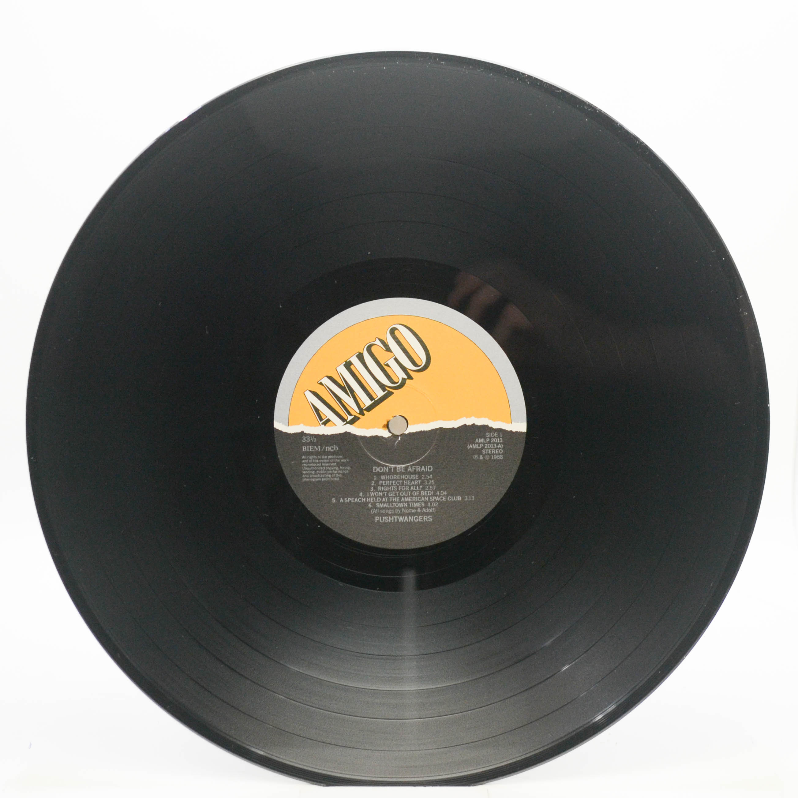 Pushtwangers — Don't Be Afraid, 1988