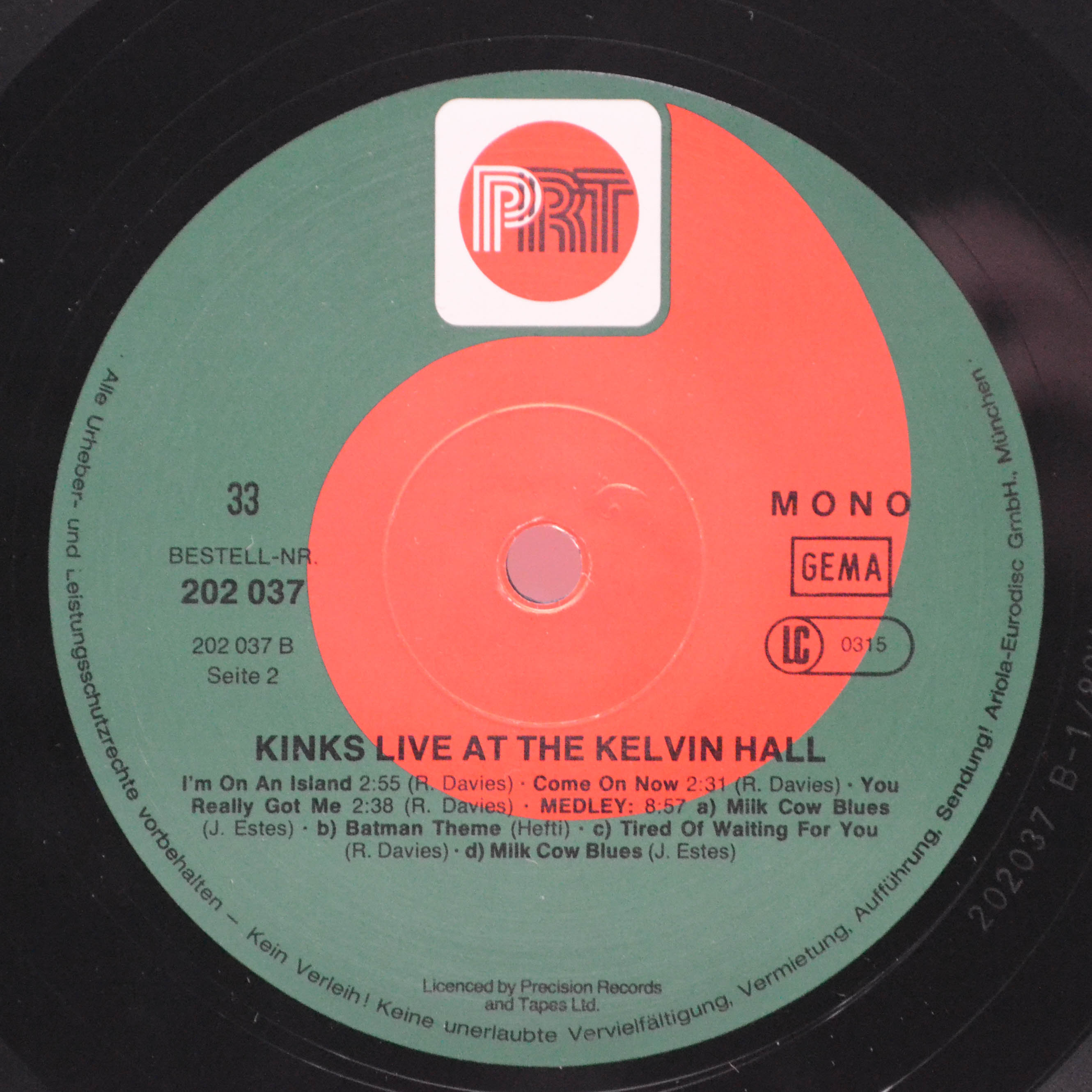 Kinks — Live At Kelvin Hall, 1967