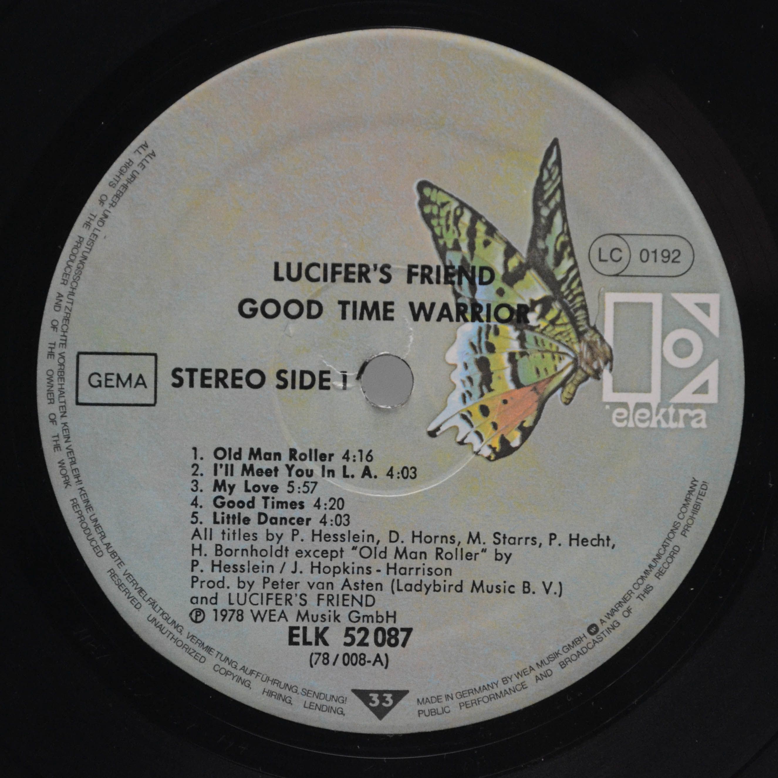 Lucifer's Friend — Good Time Warrior, 1978