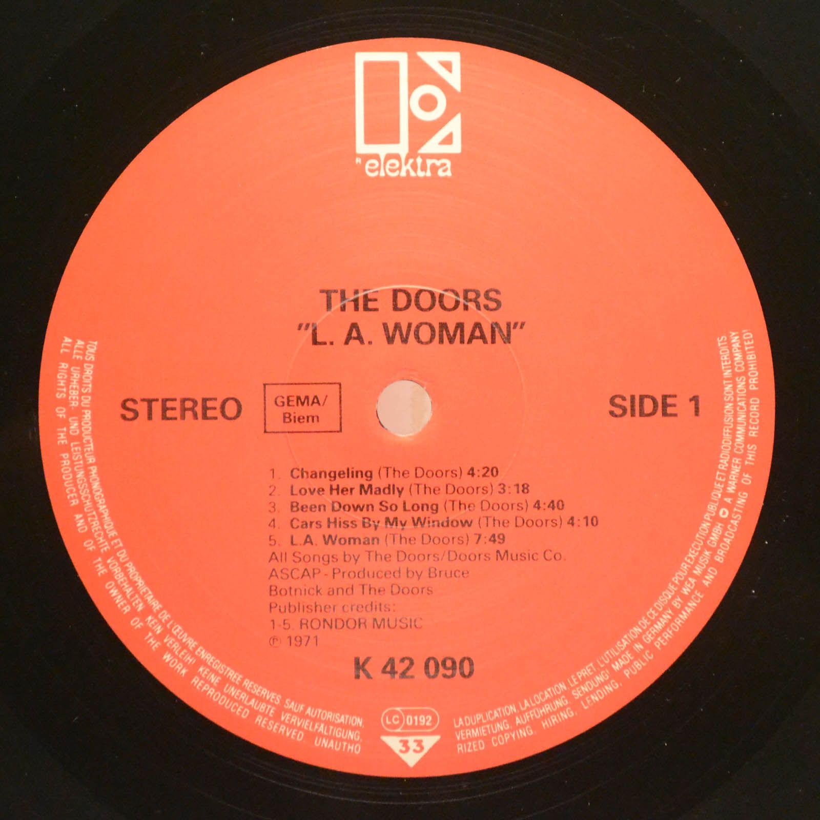Doors — L.A. Woman, 1971