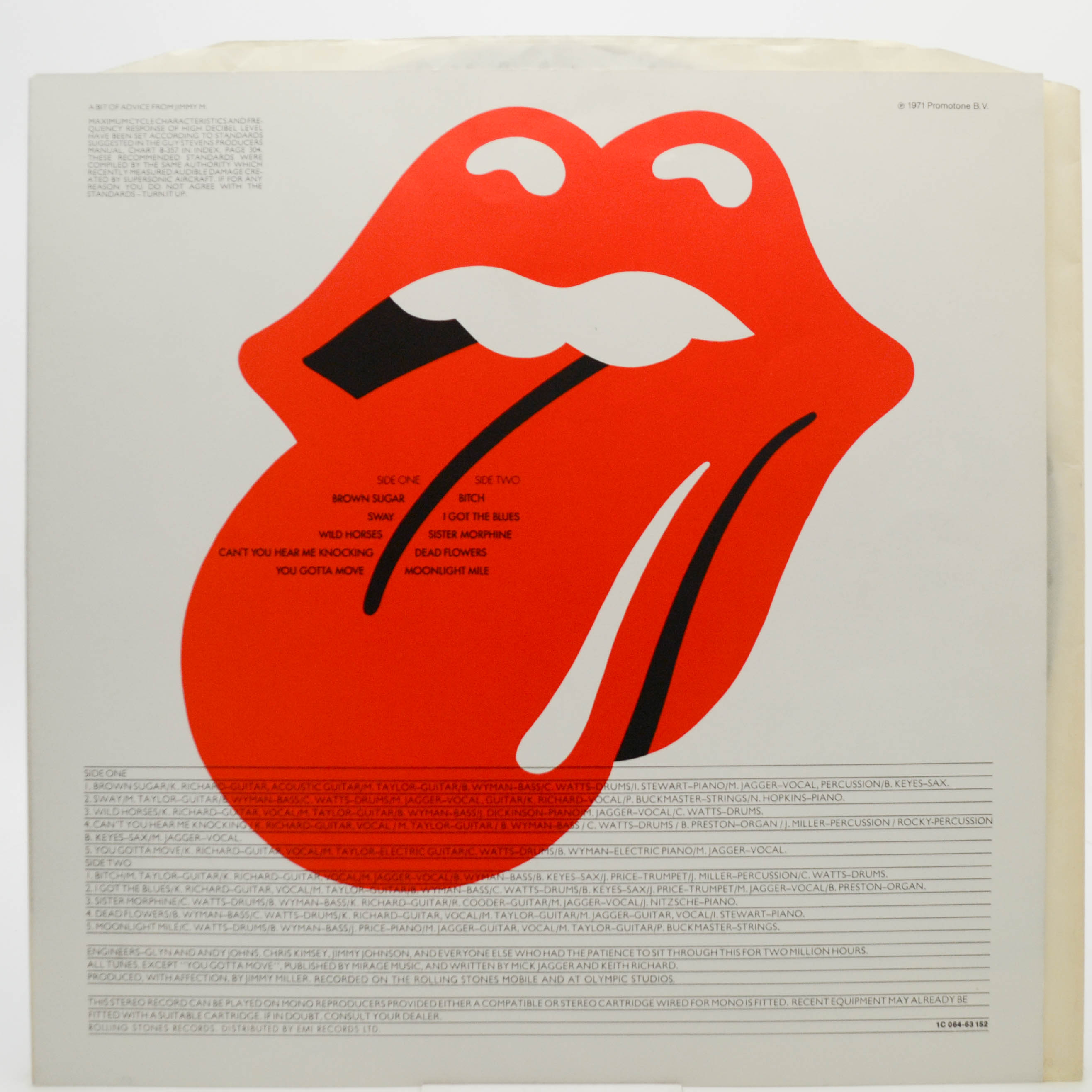 Rolling Stones — Sticky Fingers (Англия), 1971