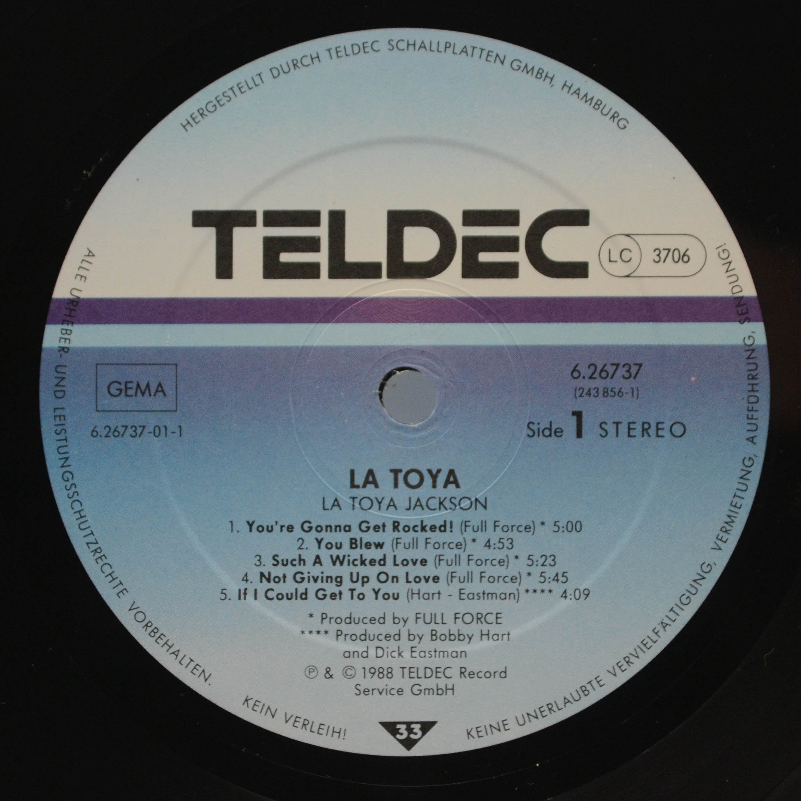 La Toya Jackson — La Toya, 1988