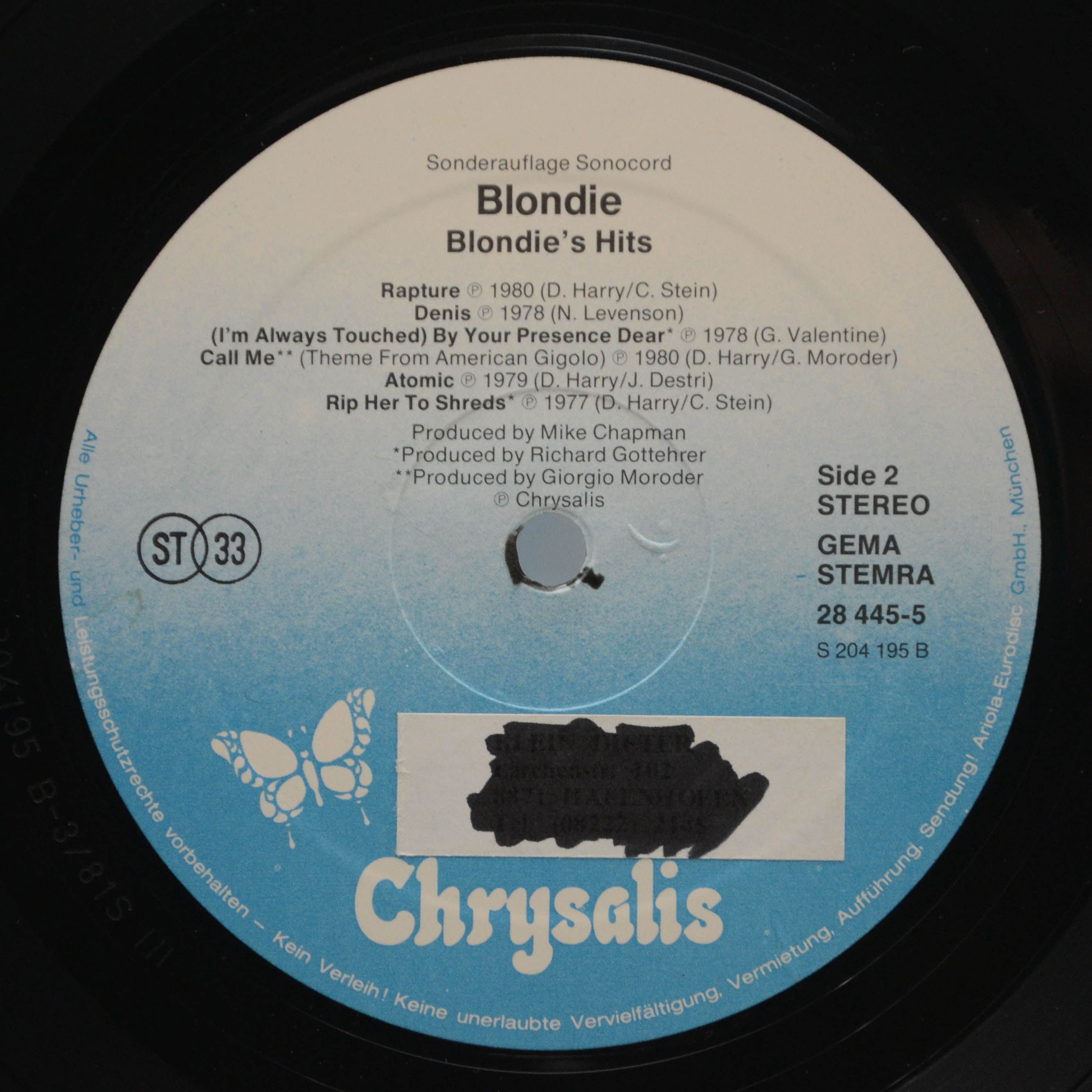 Blondie — Blondie's Hits, 1981