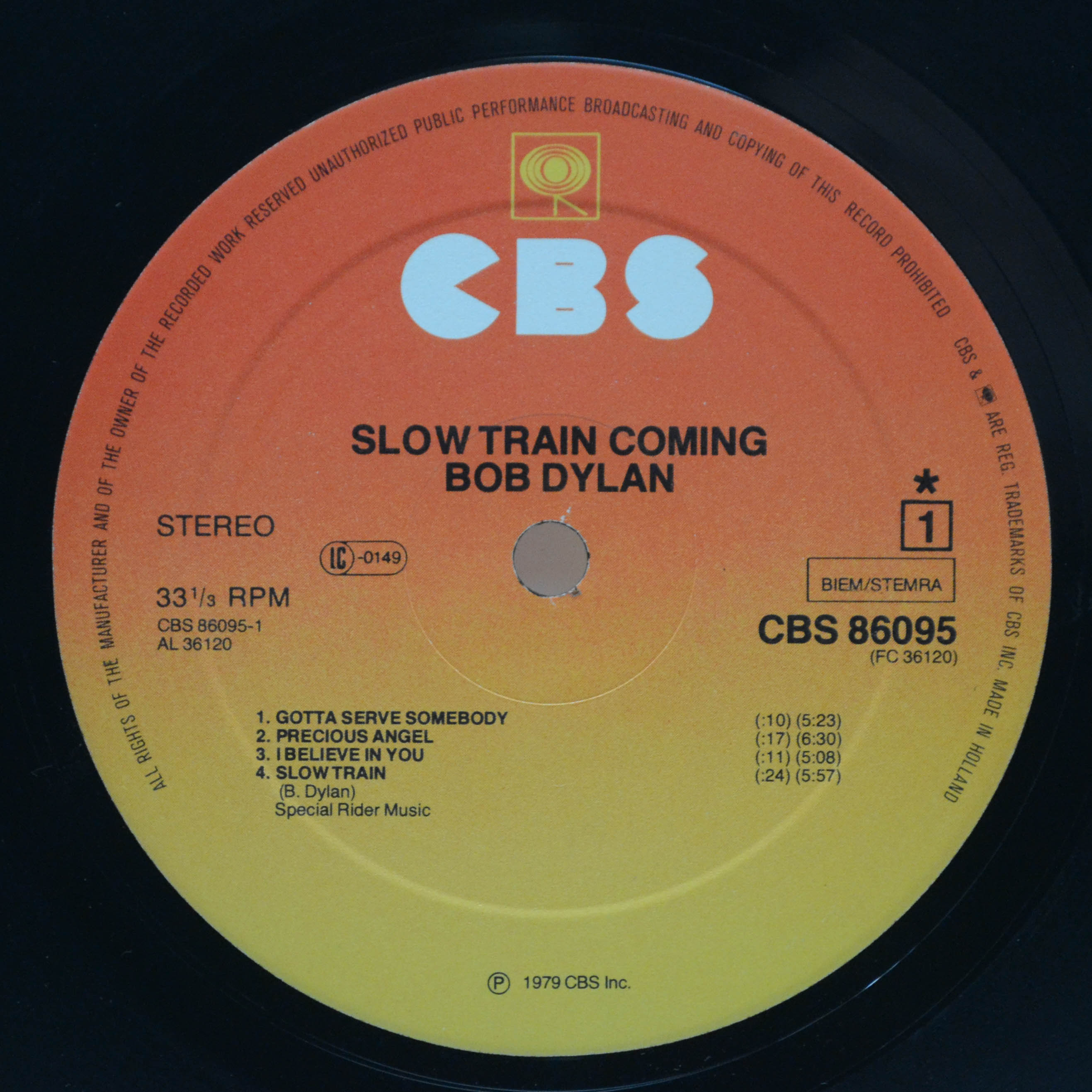 Bob Dylan — Slow Train Coming, 1979