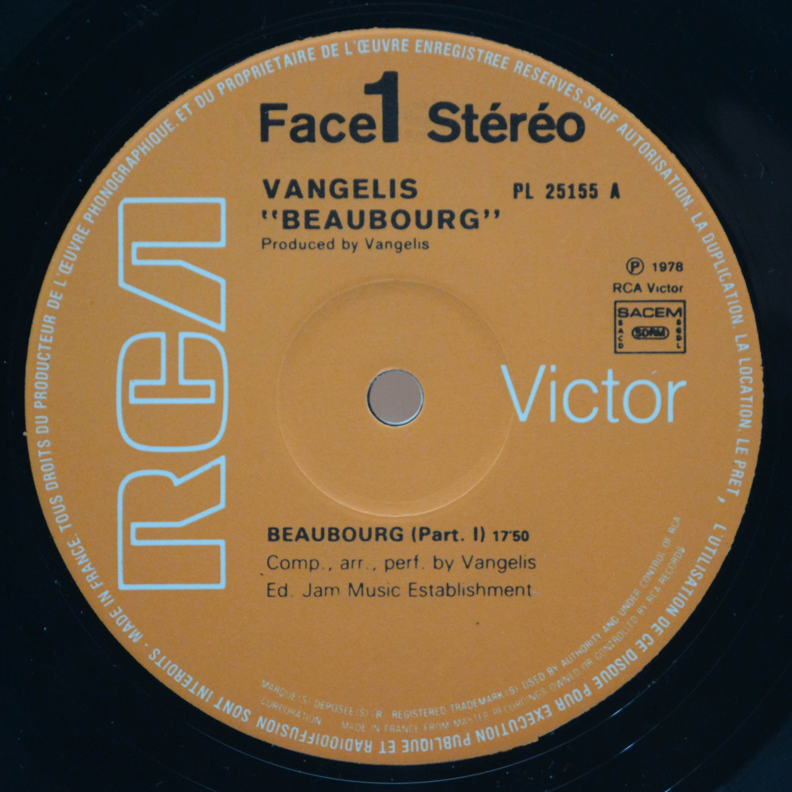 Vangelis — Beaubourg, 1978