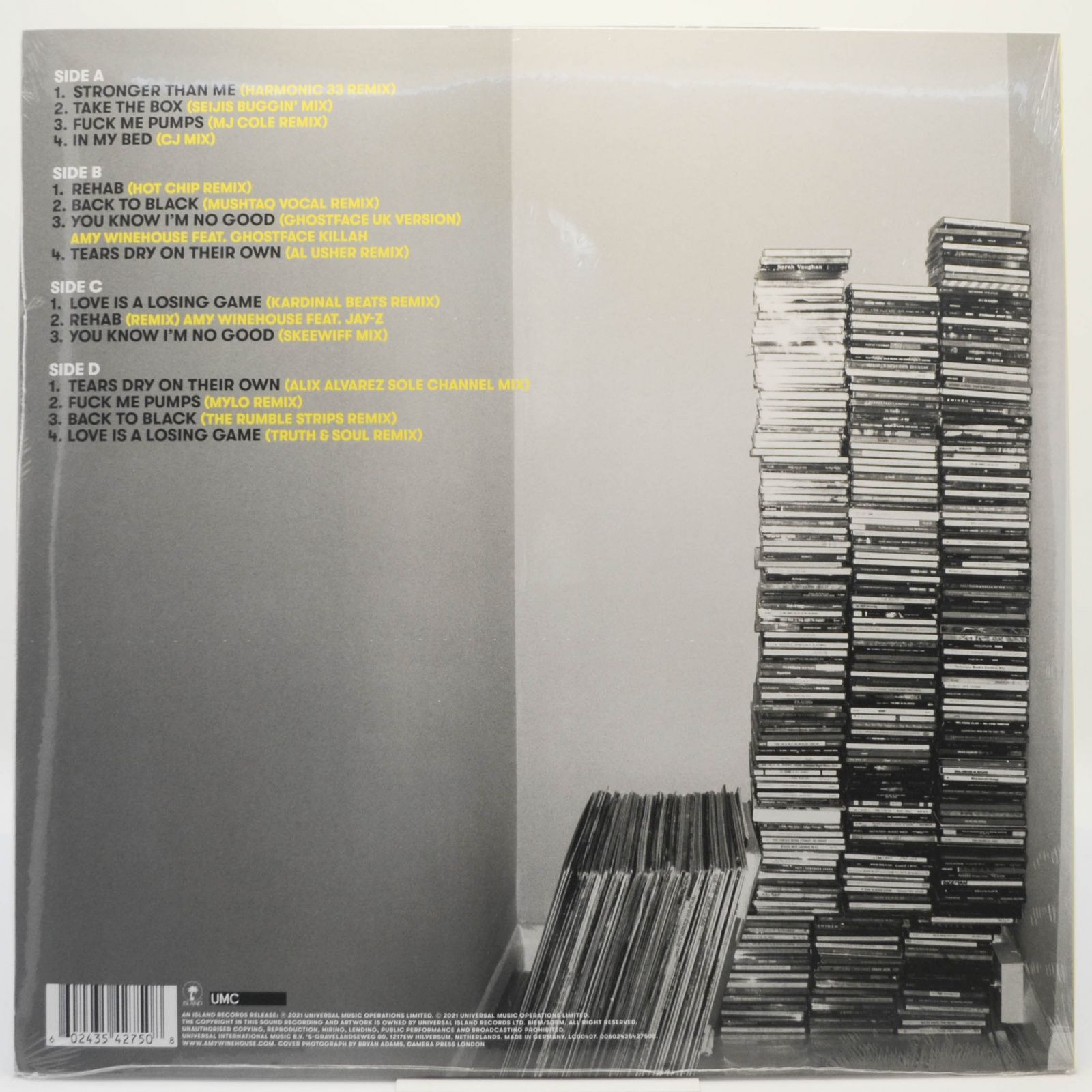 Amy Winehouse — Remixes (2LP), 2021